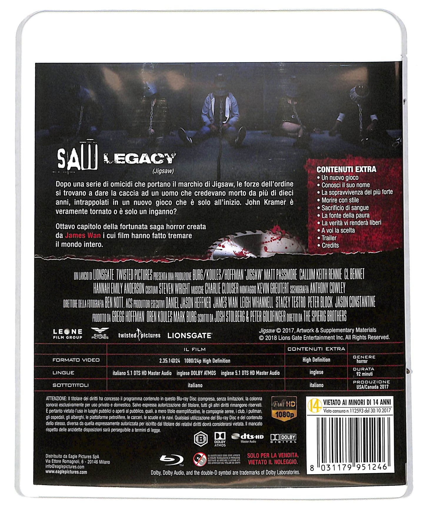 EBOND Saw Legacy BLURAY DB612661