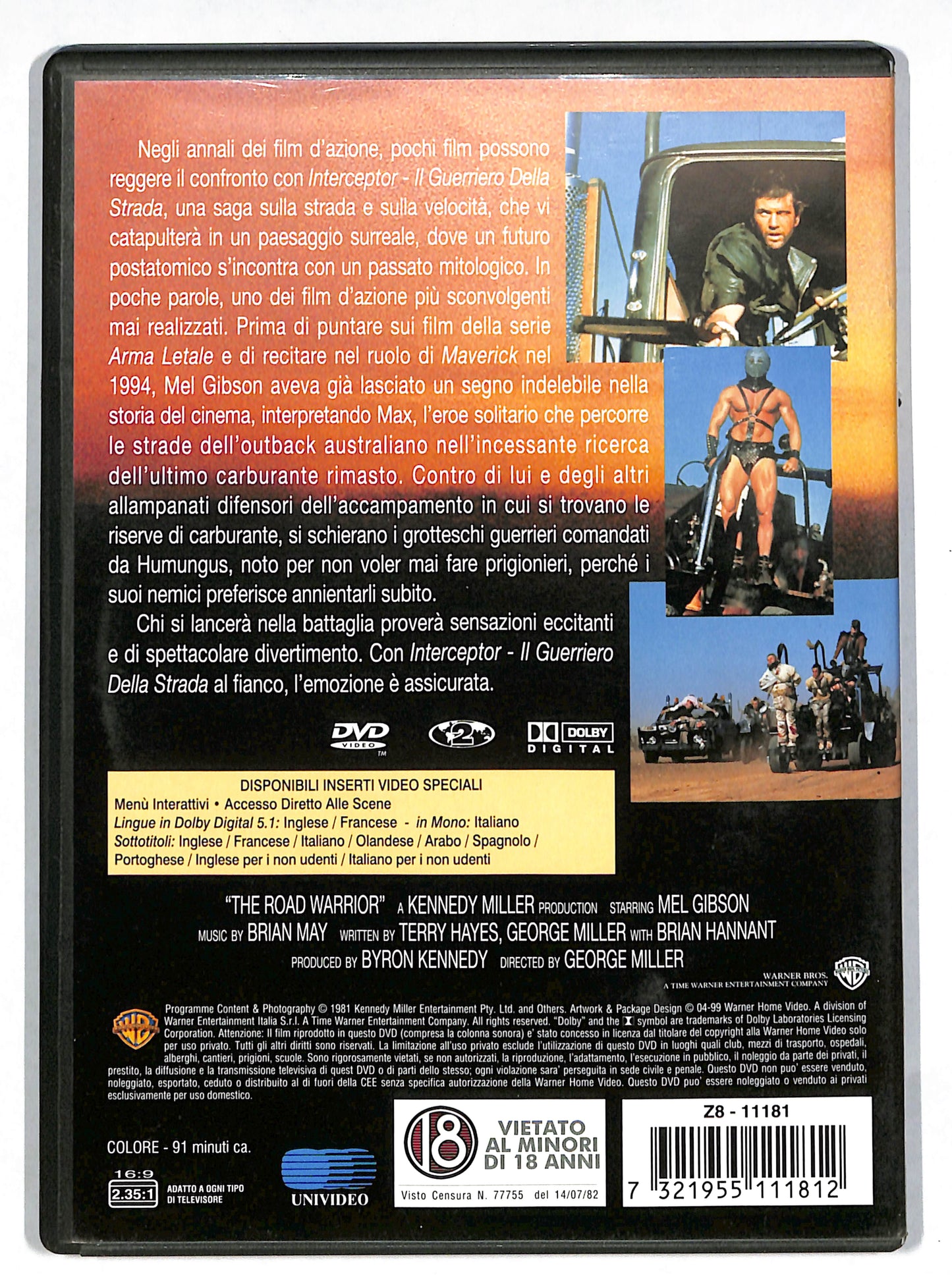 EBOND Interceptor - Il Guerriero Della Strada DVD DB612833