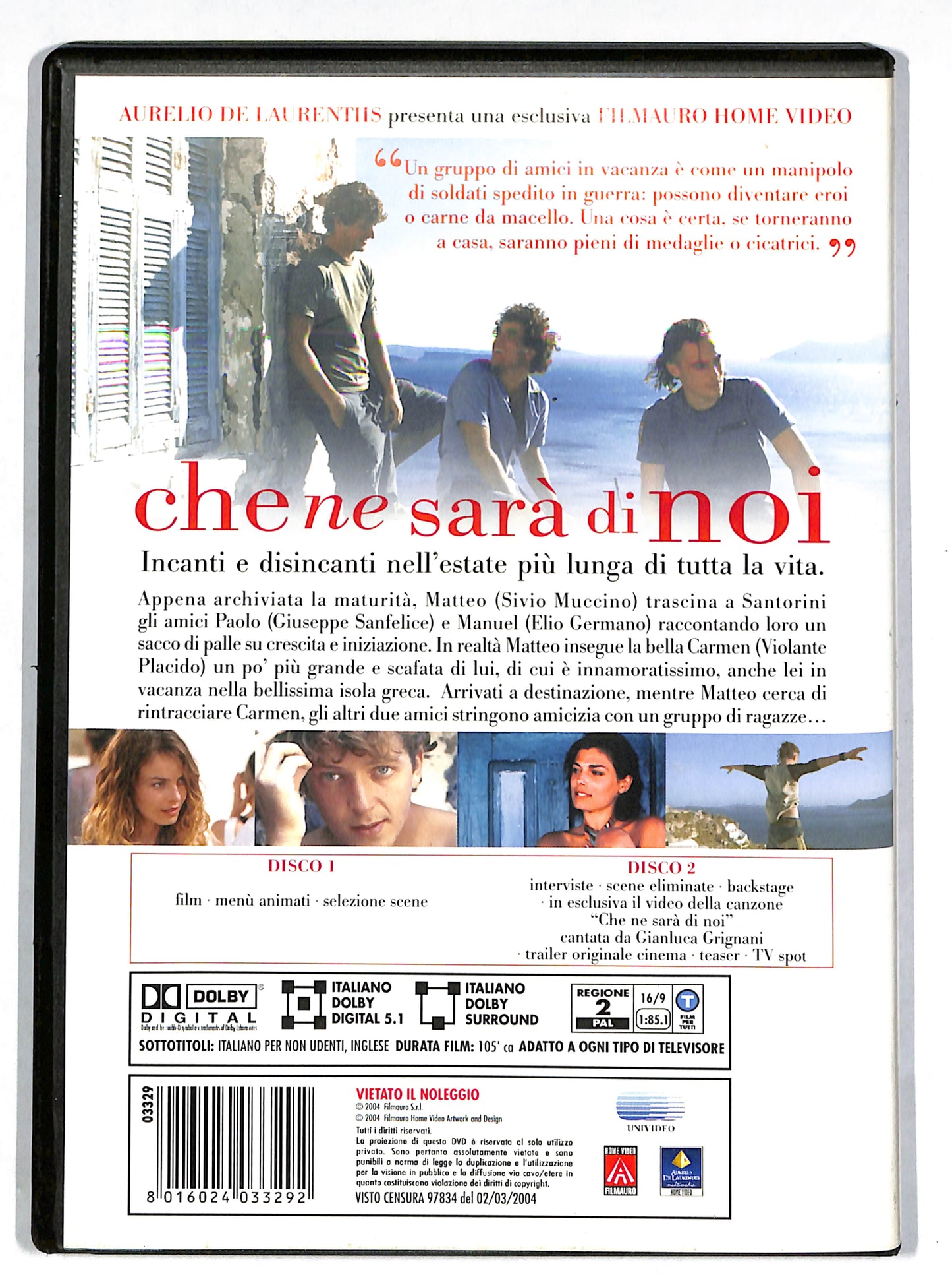 EBOND Che ne sara di noi EDIZIONE SPECIALE DVD DB612847