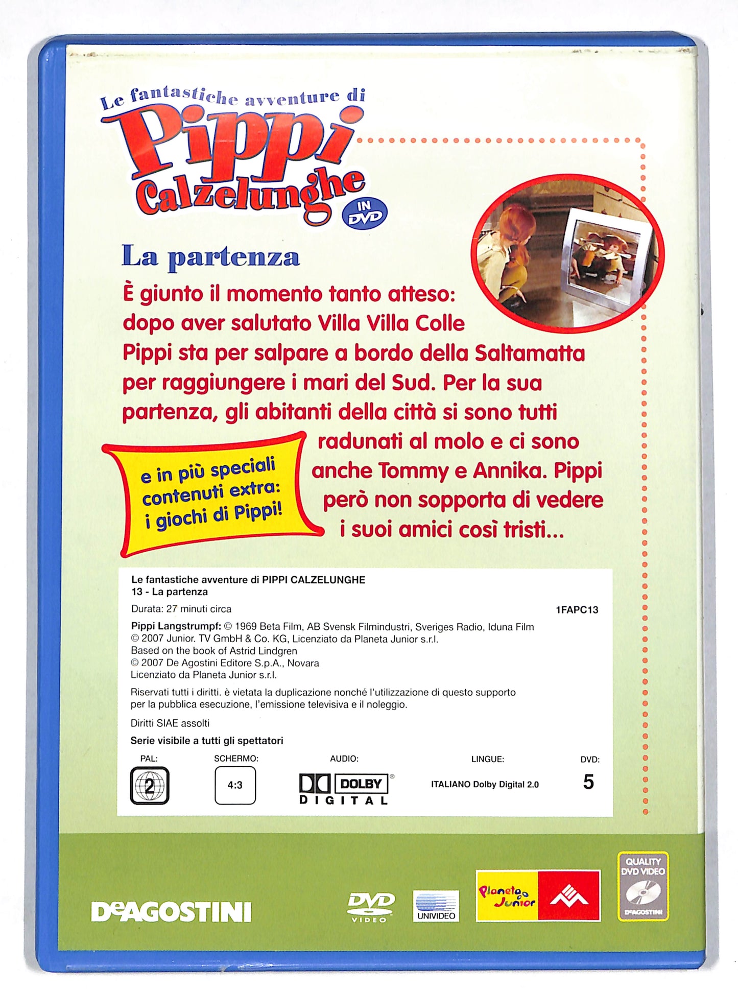 EBOND Pippi calzelunghe vol 13 - la partenza EDITORIALE DVD DB612853