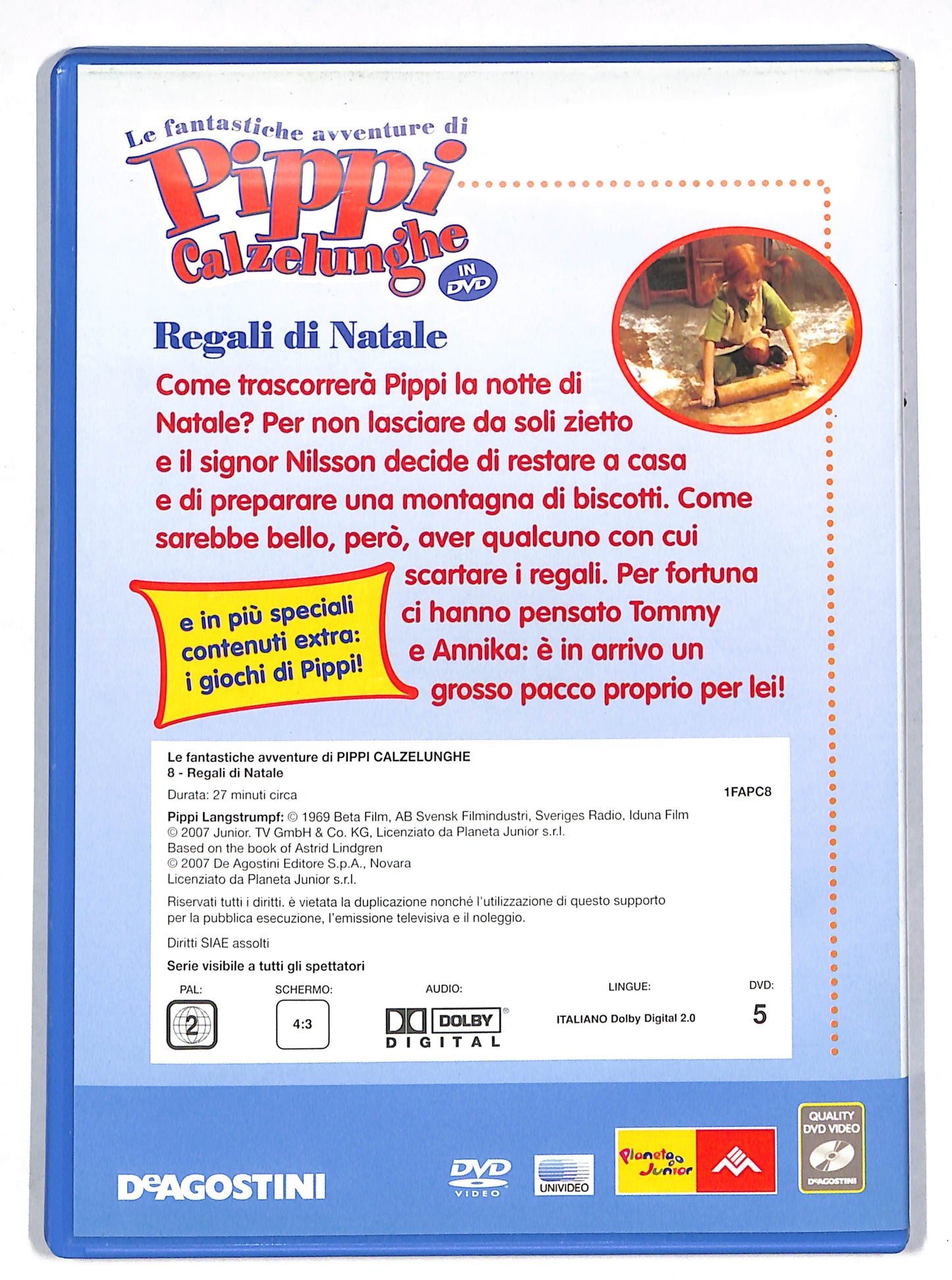 EBOND Pippi calzelunghe vol 8 - regali di natale EDITORIALE DVD DB612855