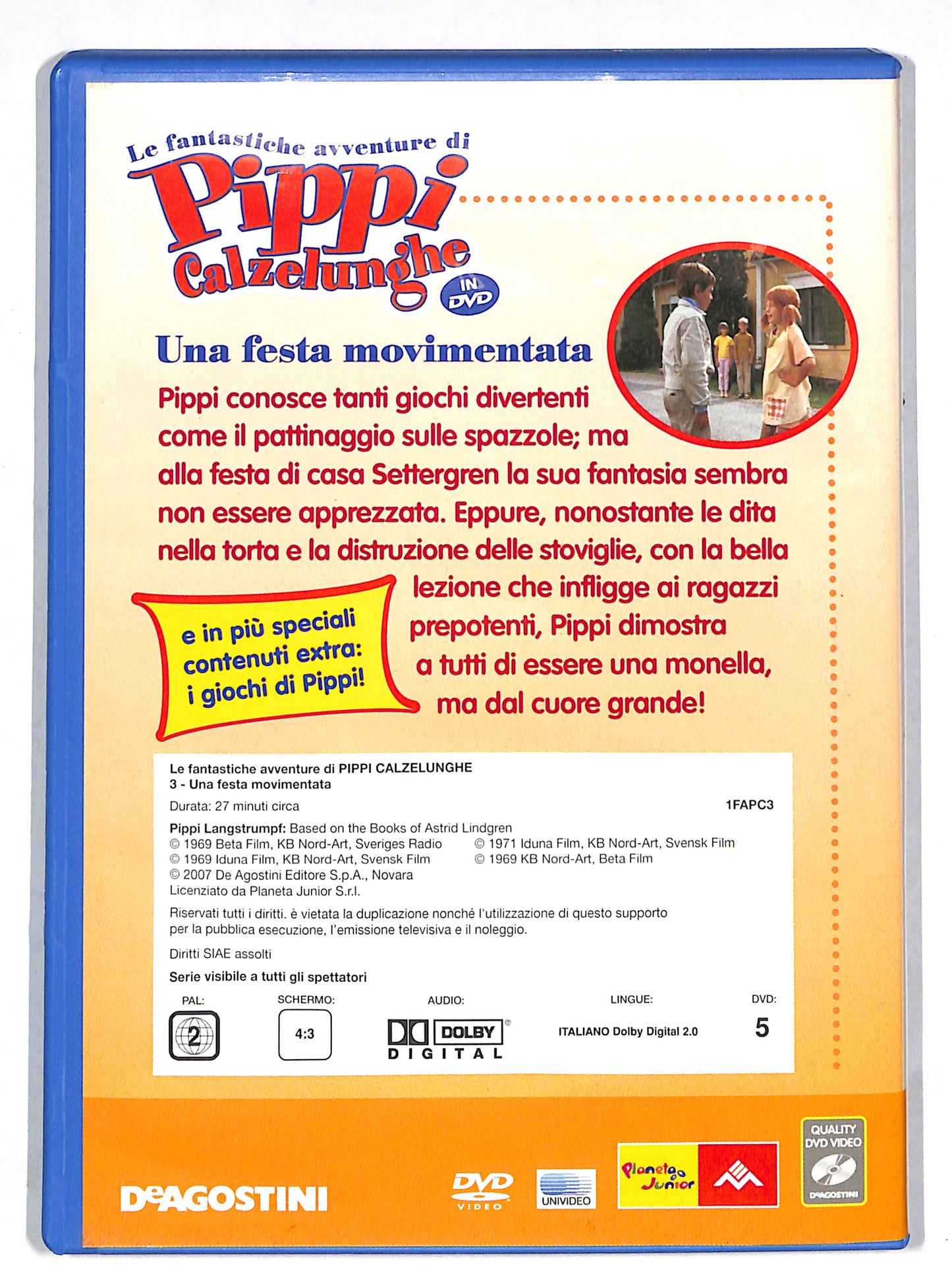 EBOND Pippi calzelunghe vol 3 - una festa movimentata EDITORIALE DVD DB612856