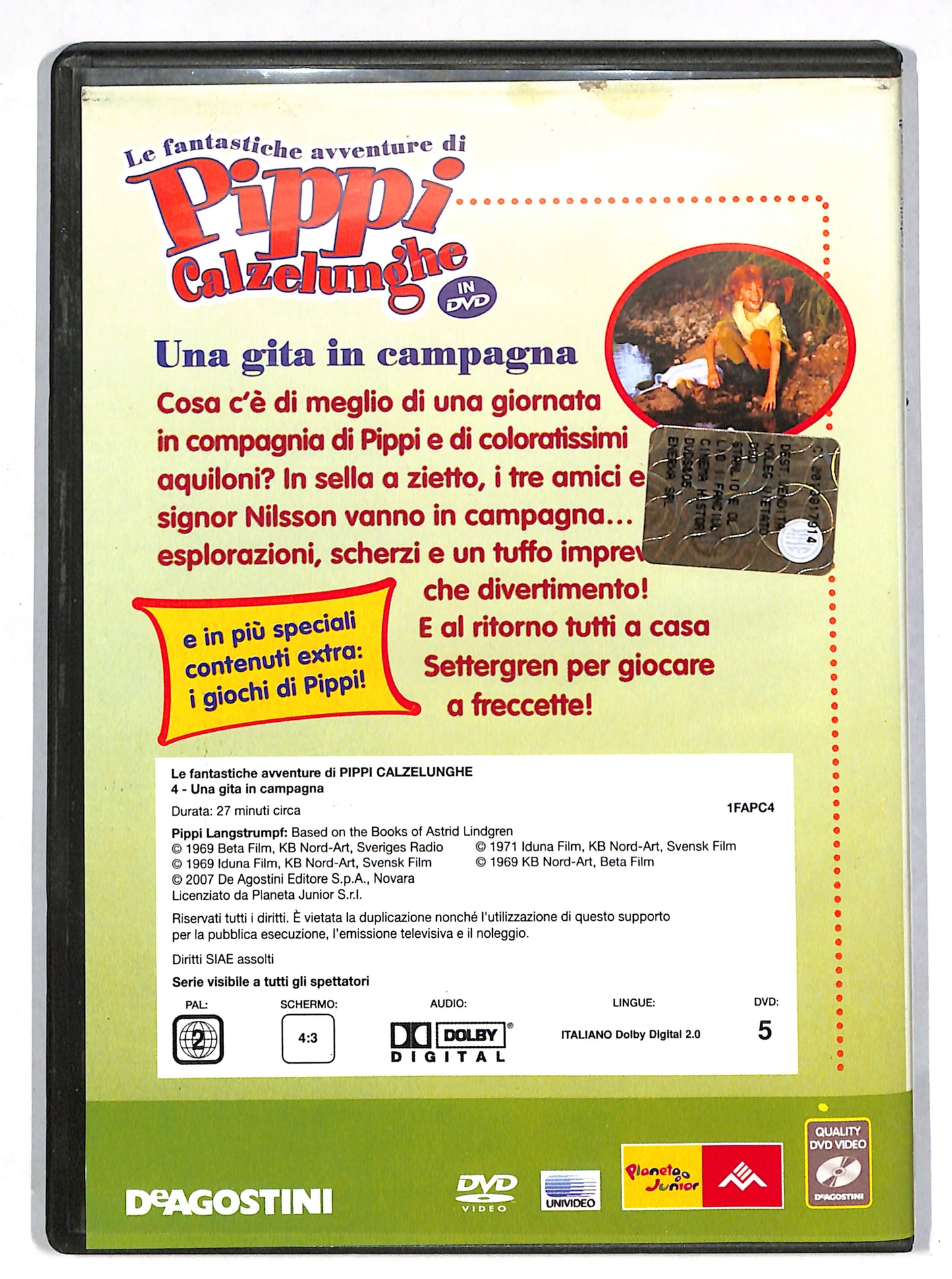 EBOND Pippi calzelunghe vol 4 - Una gita in campagna EDITORIALE DVD DB612870