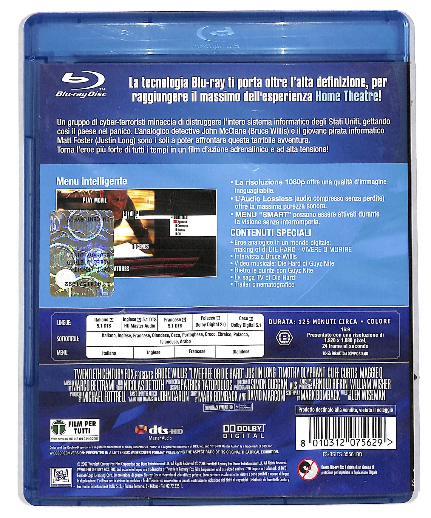 EBOND Die hard vivere o morire BLURAY DB613138