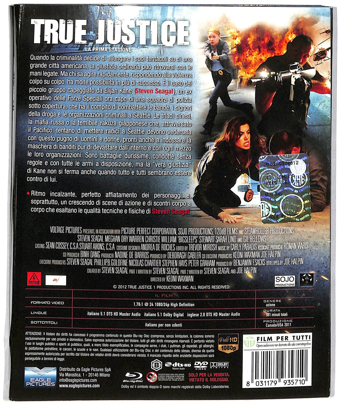 EBOND True Justice cofanetto prima stagione 6 BLURAY + 1 DVD BLURAY DB613147