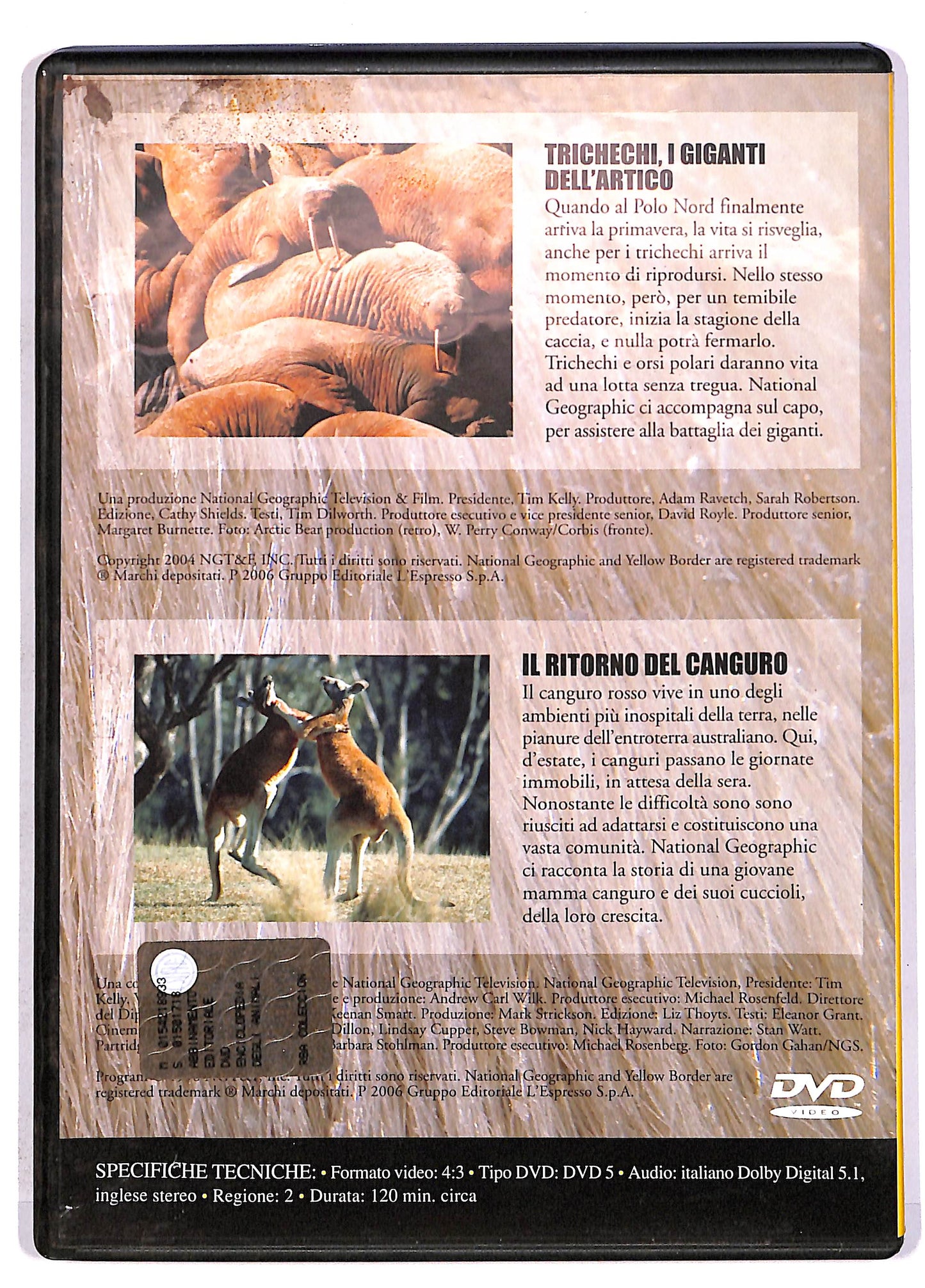 EBOND NG Enciclopedia degli animali Mammiferi II EDITORIALE DVD DB613326