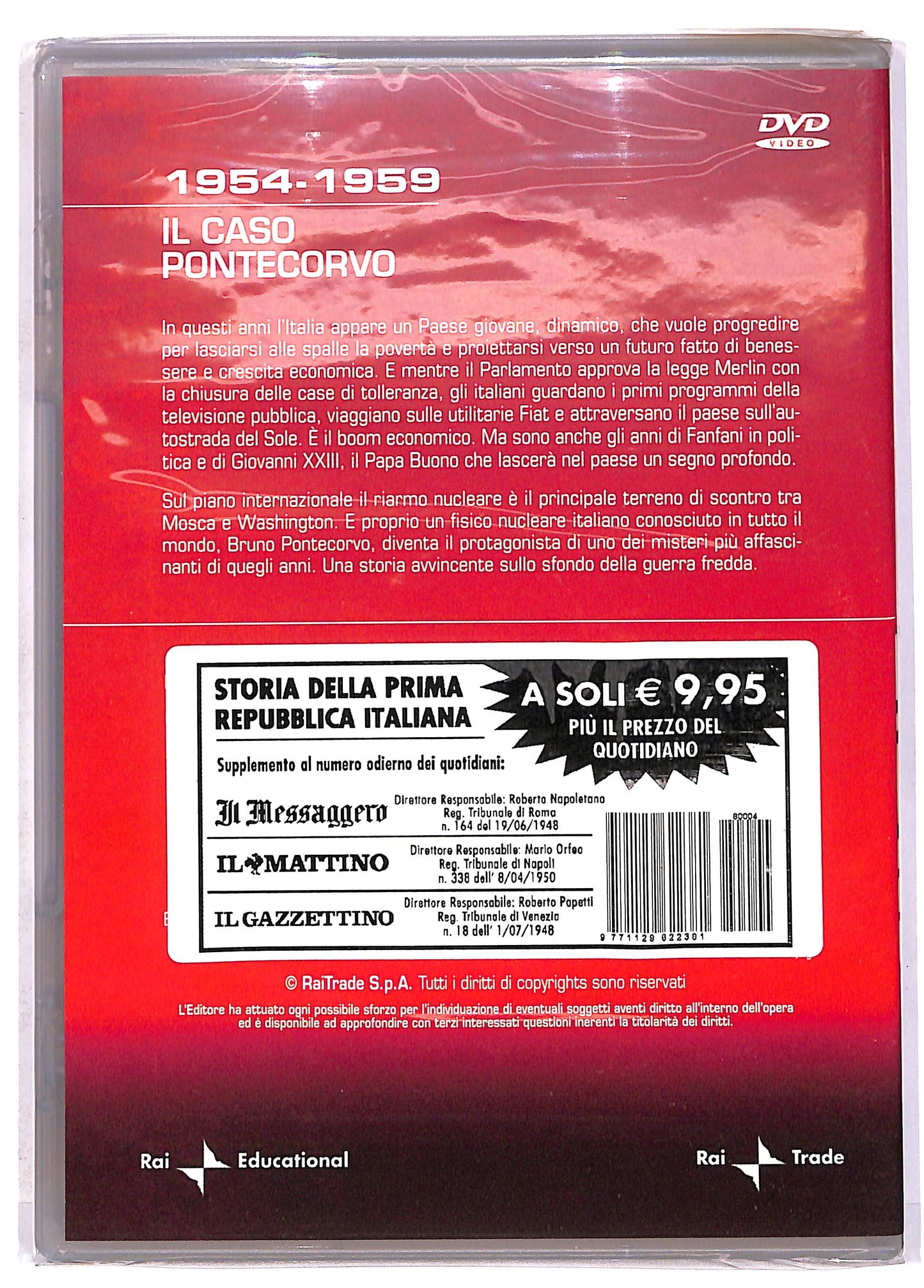 EBOND Storia della prima repubblica Italiana Vol 4 EDITORIALE DVD DB613332