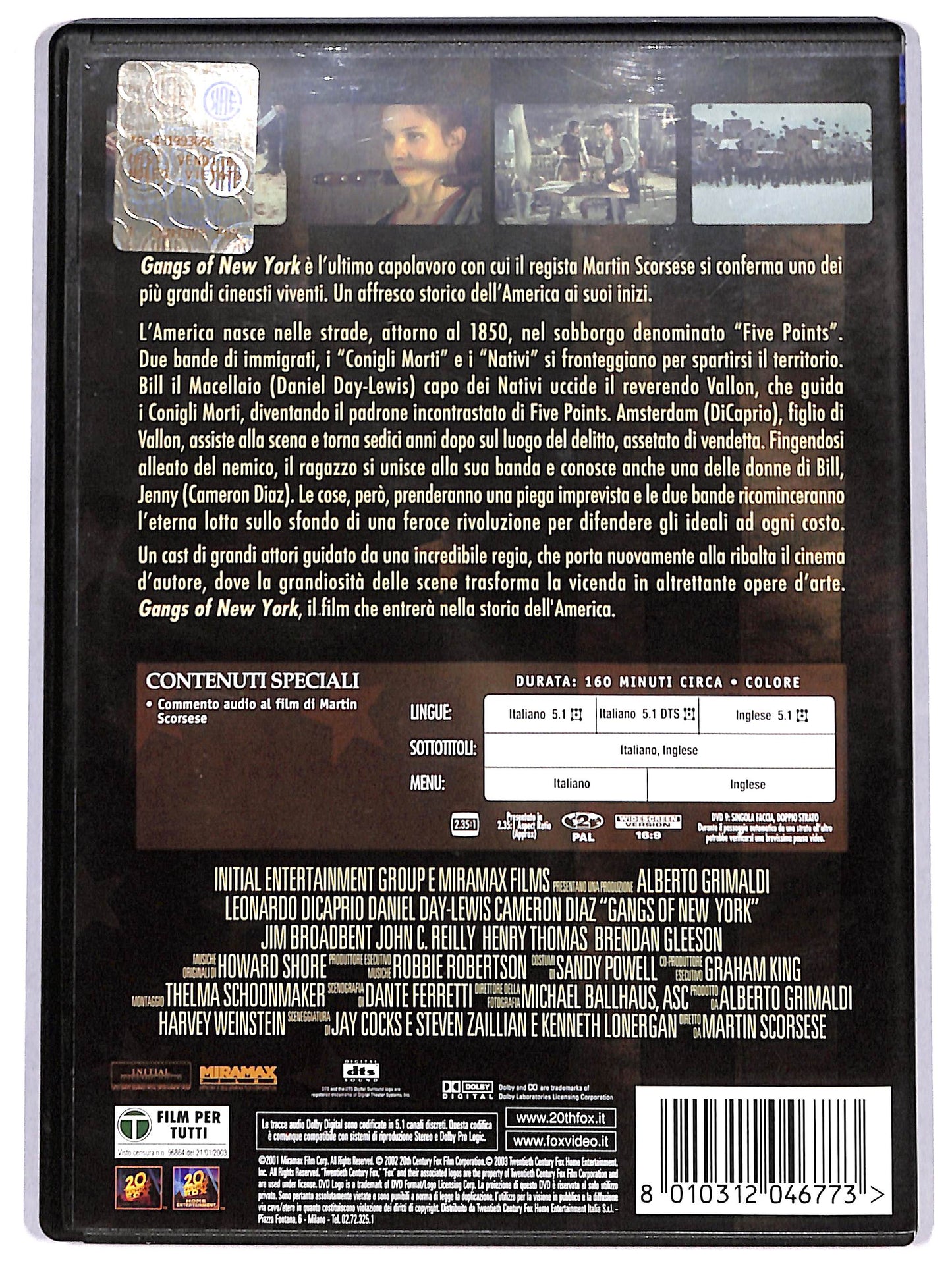 EBOND gangs of new york DVD DB613601
