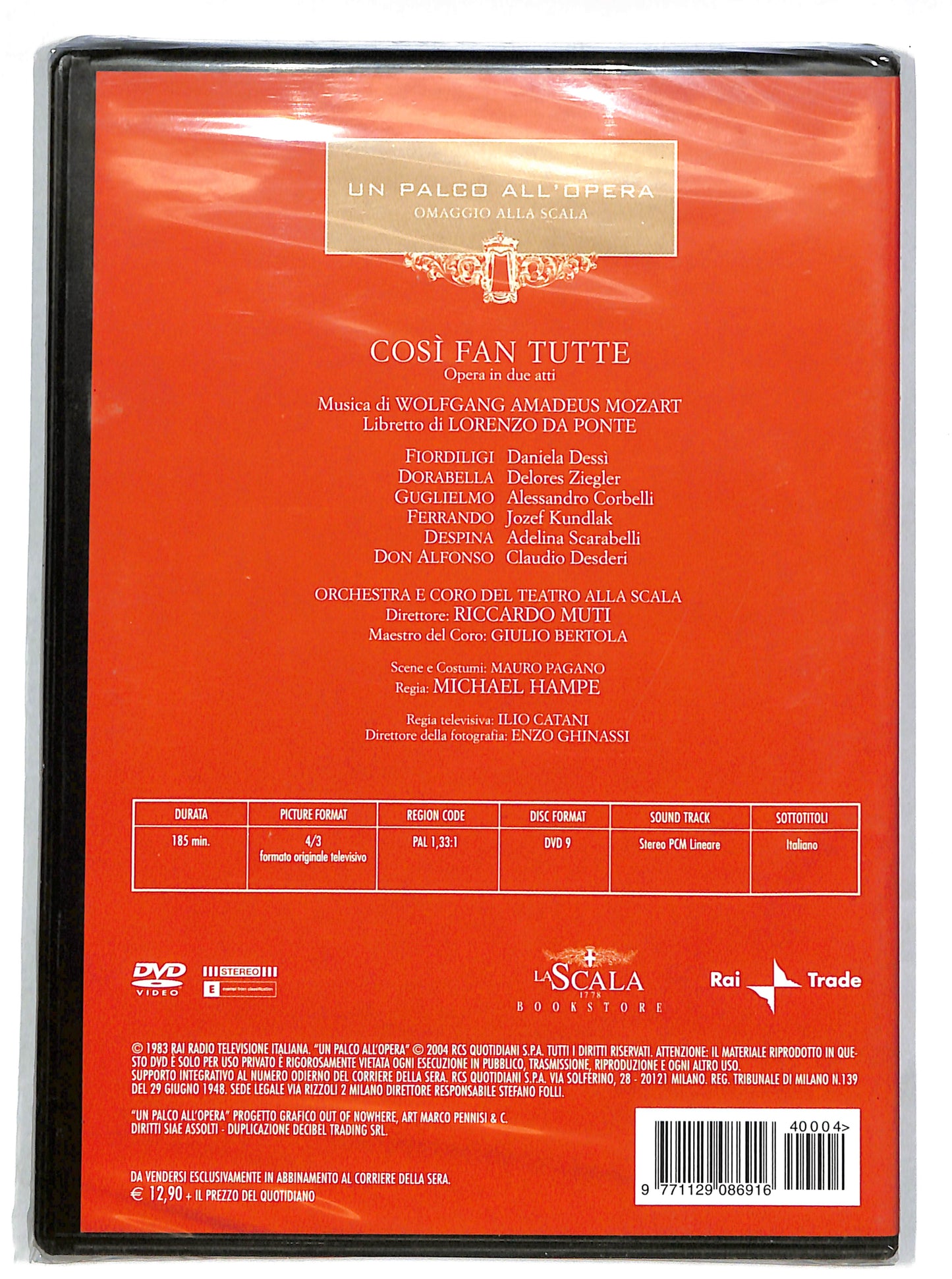 EBOND Un palco all'opera 4 - Cosi fan tutte EDITORIALE DVD DB614421