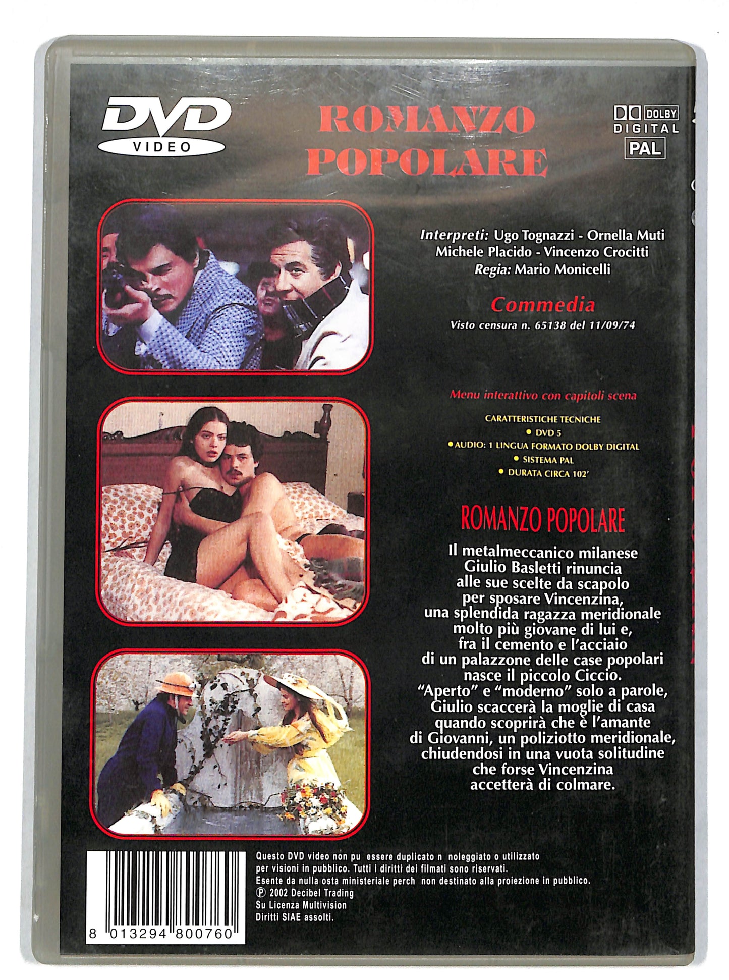 EBOND Romanzo popolare DVD DB614436