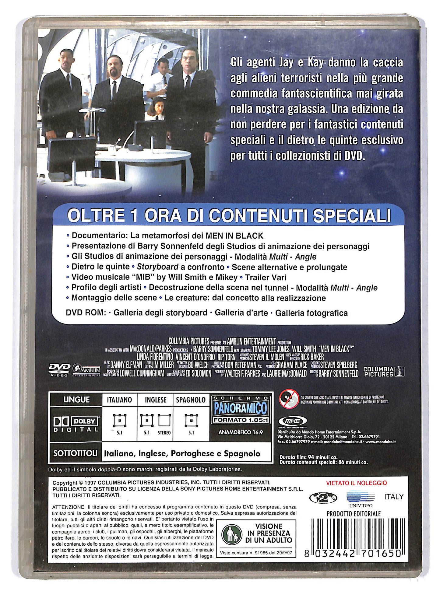 EBOND Men in Black DVD DB614615