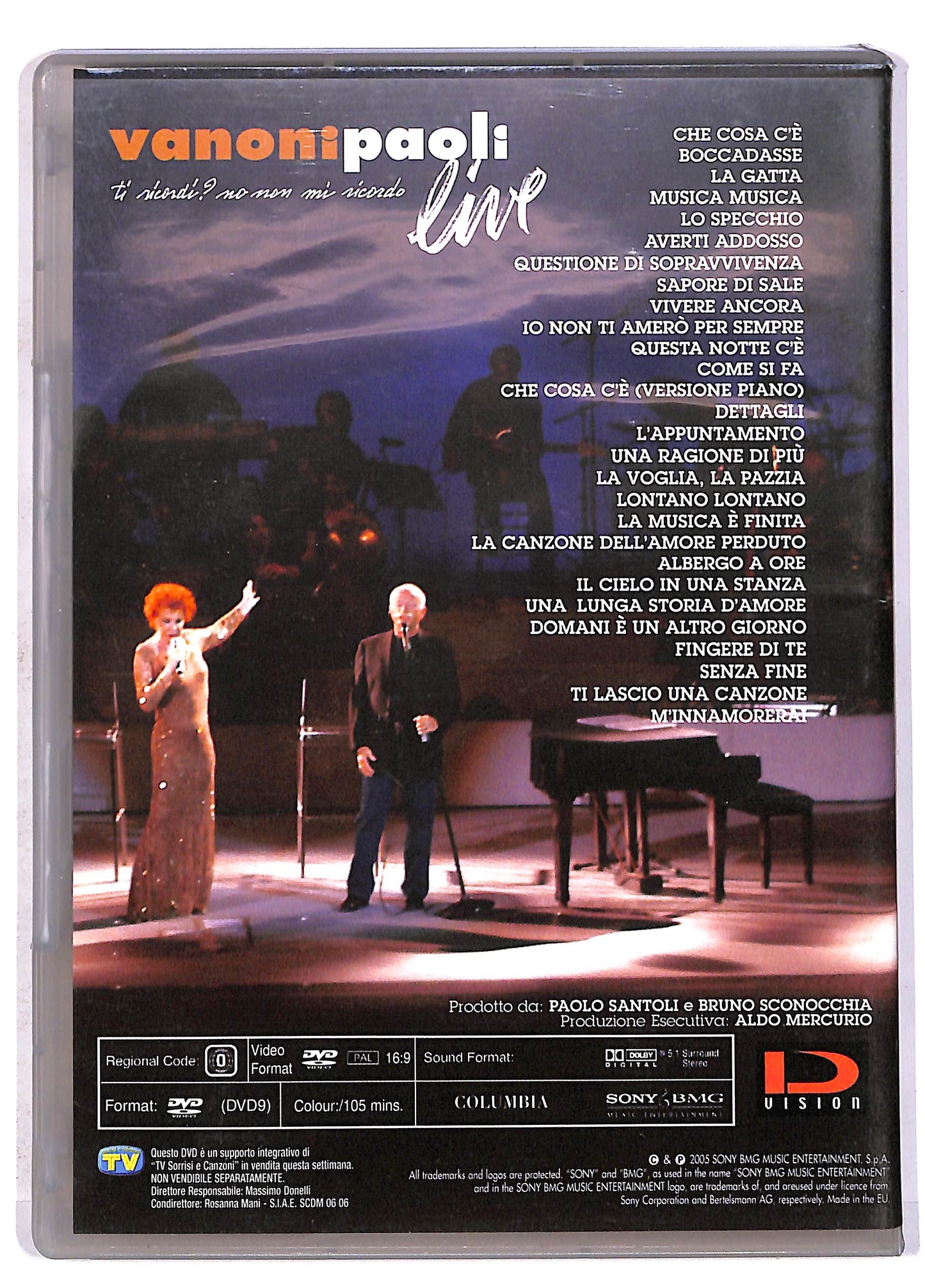 EBOND Vanoni Paoli : Ti Ricordi? No Non Mi Ricordo : Live DVD DB615433