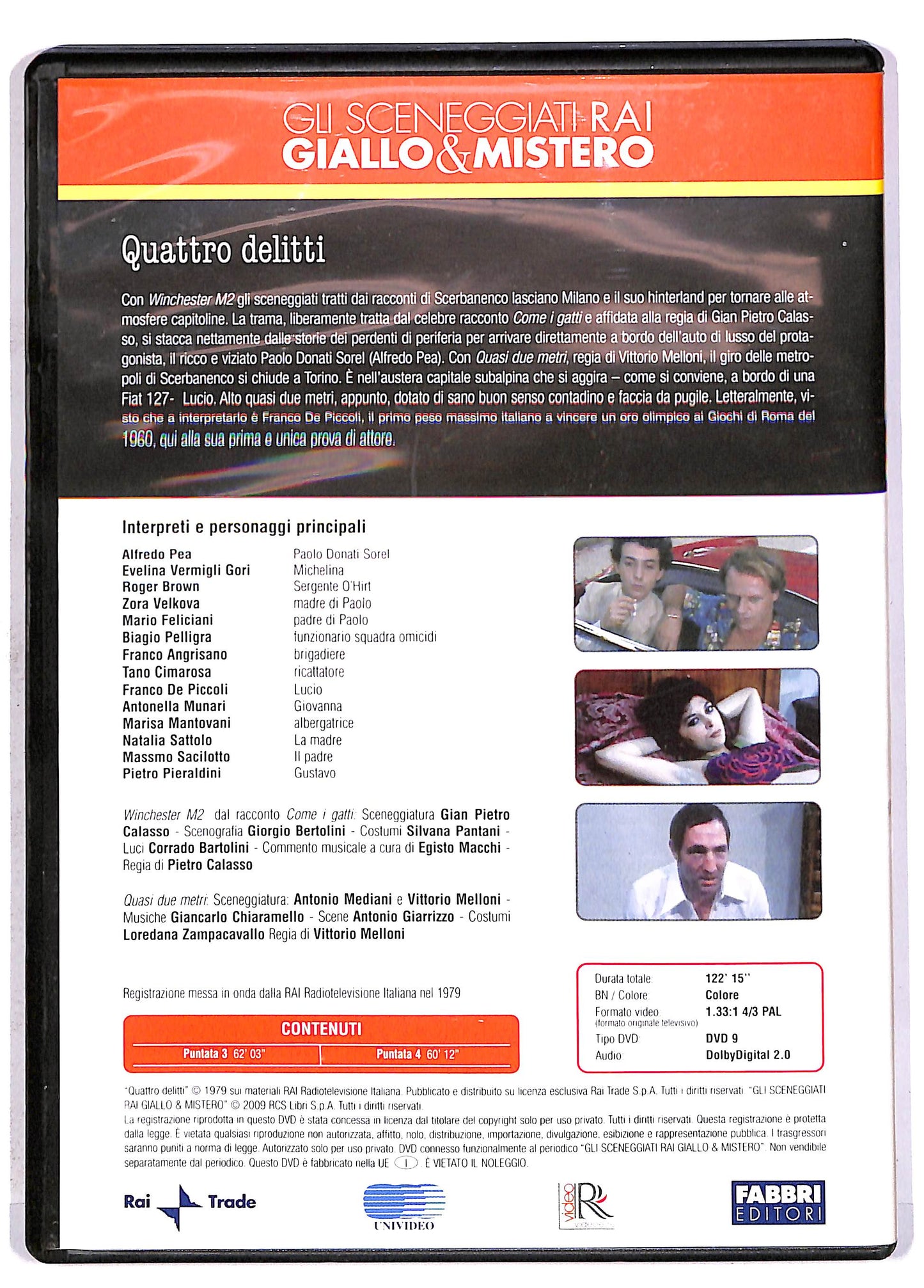 EBOND Quattro delitti  puntate 3-4 EDITORIALE DVD DB615438