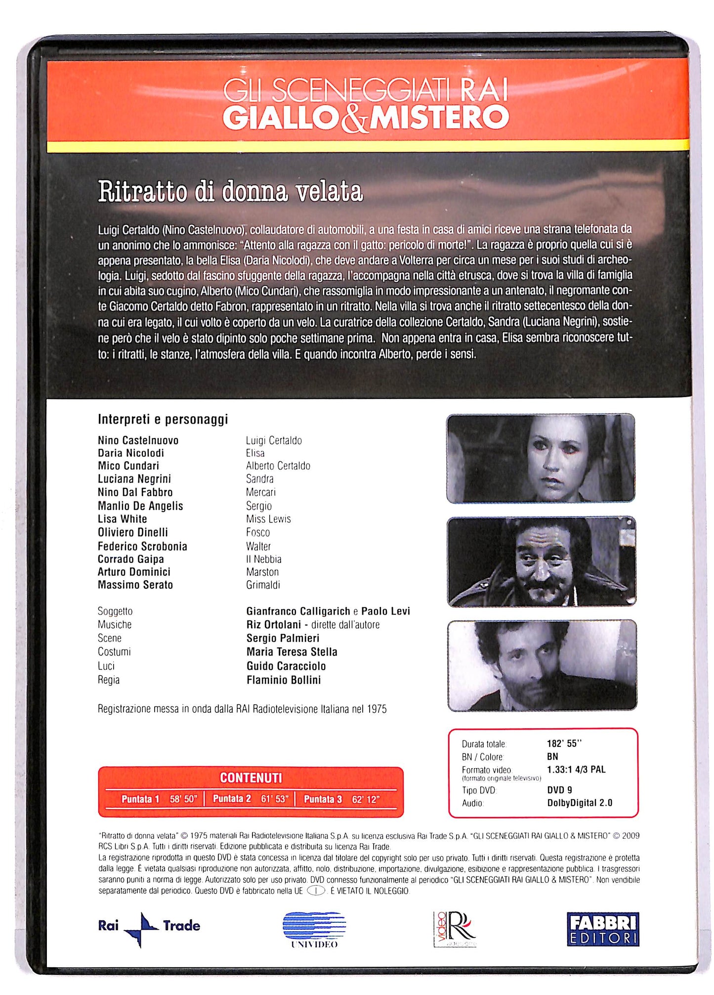 EBOND Ritratto Di Una Donna Velata Puntate 1-3 Editoriale DVD DB615440
