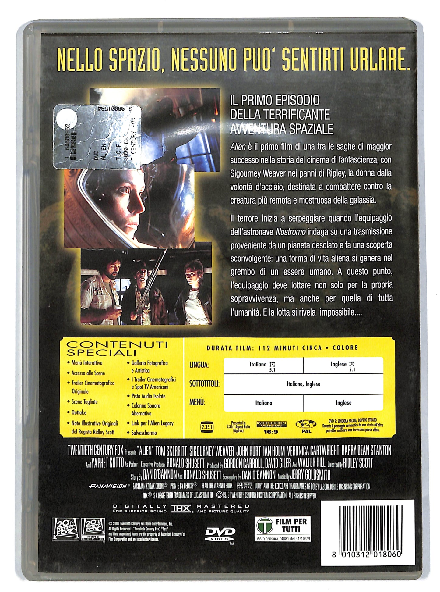 EBOND Alien Edizione del 20° Anniversario DVD DB616122