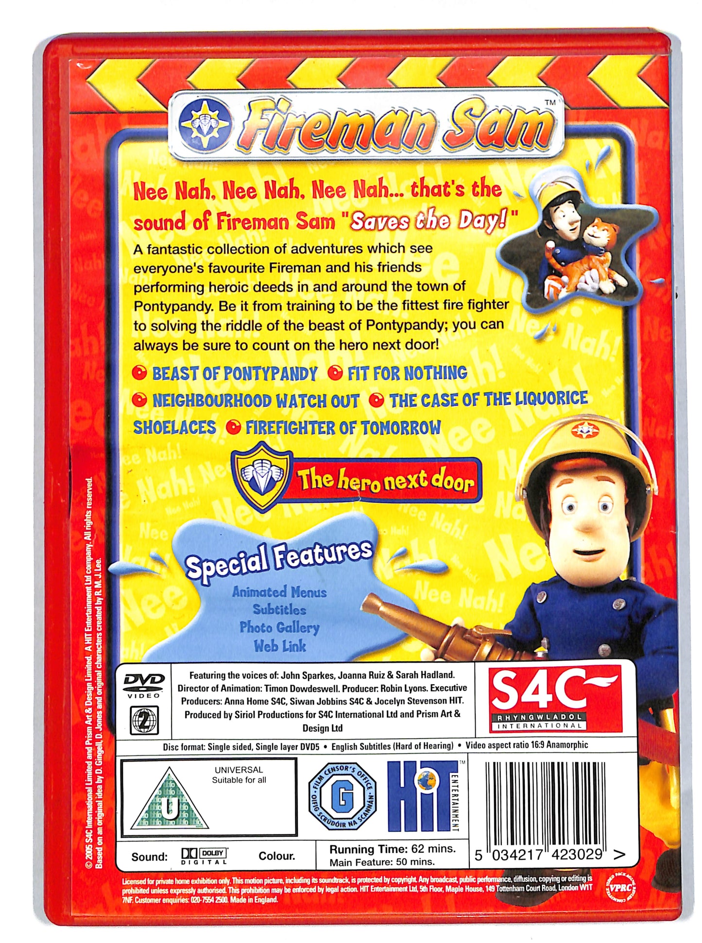 EBOND Fireman Sam Saves The Day EDIZIONE UK DVD DB616130