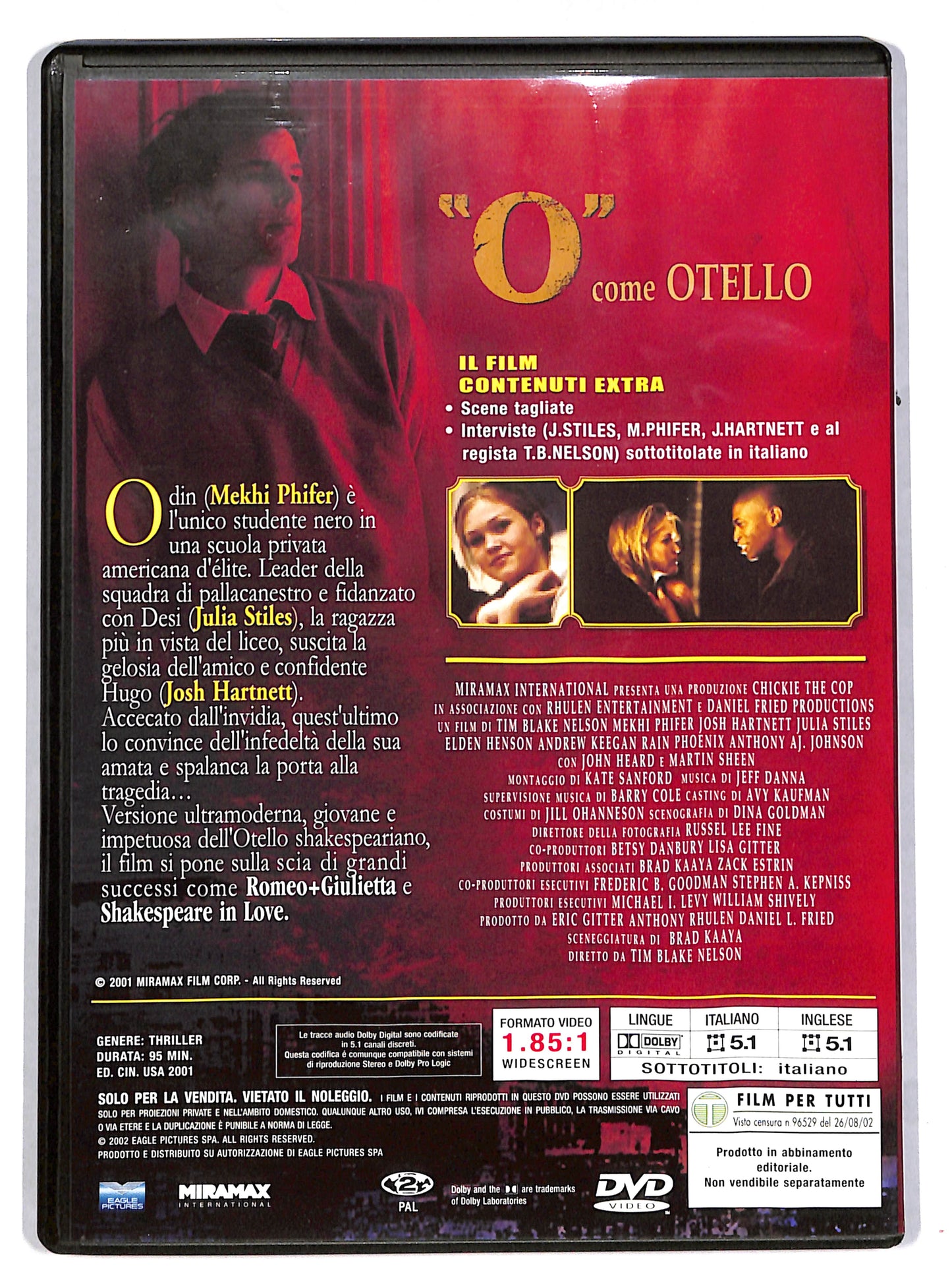 EBOND O come Otello EDITORIALE DVD DB616633