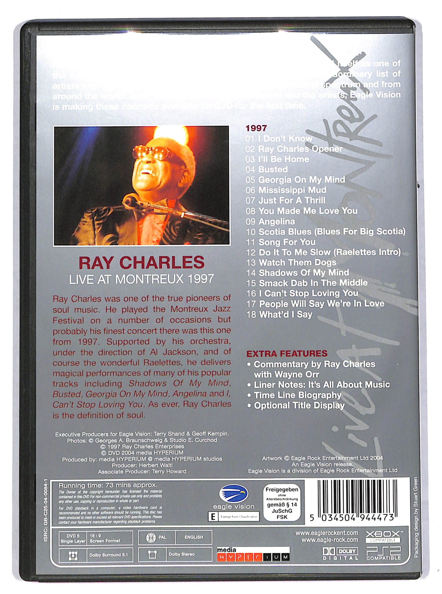 EBOND Ray Charles - Live at Montreux 1997 DVD DB616643