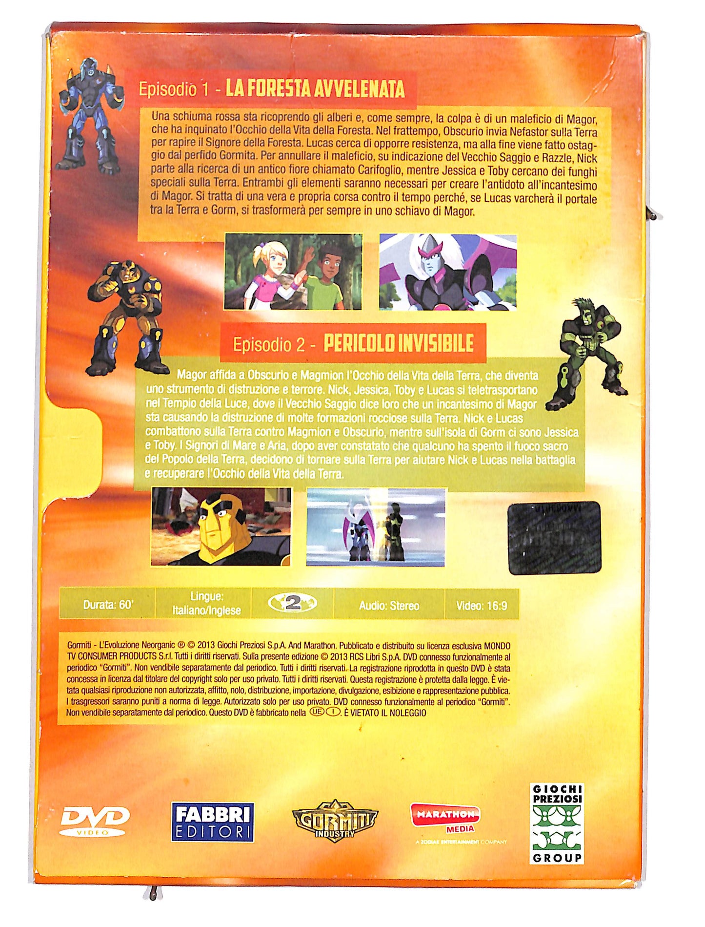 EBOND Gormiti l'evoluzione Neorganic vol.17 DVD DB621111