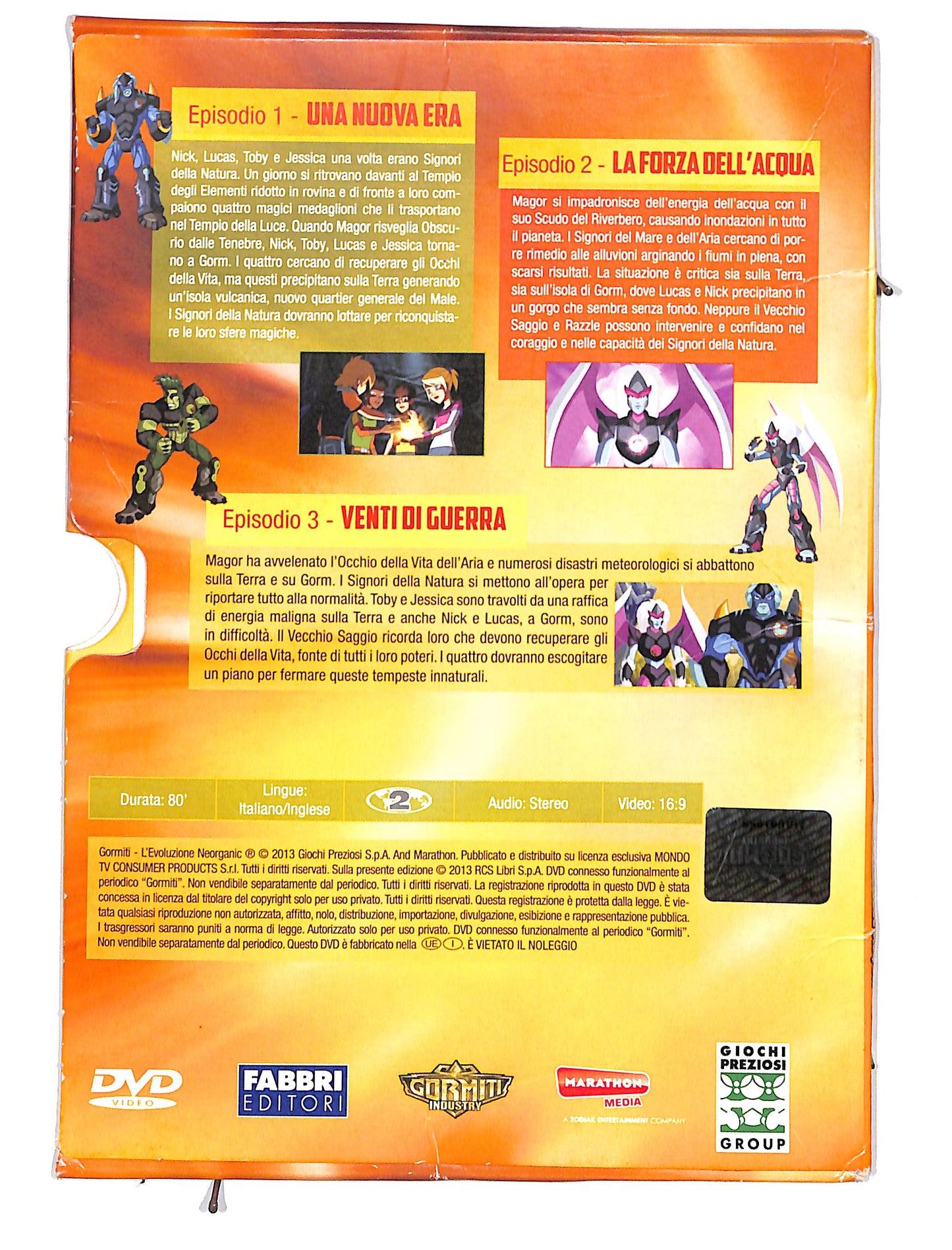 EBOND Gormiti l'evoluzione Neorganic vol.14 DVD DB621114