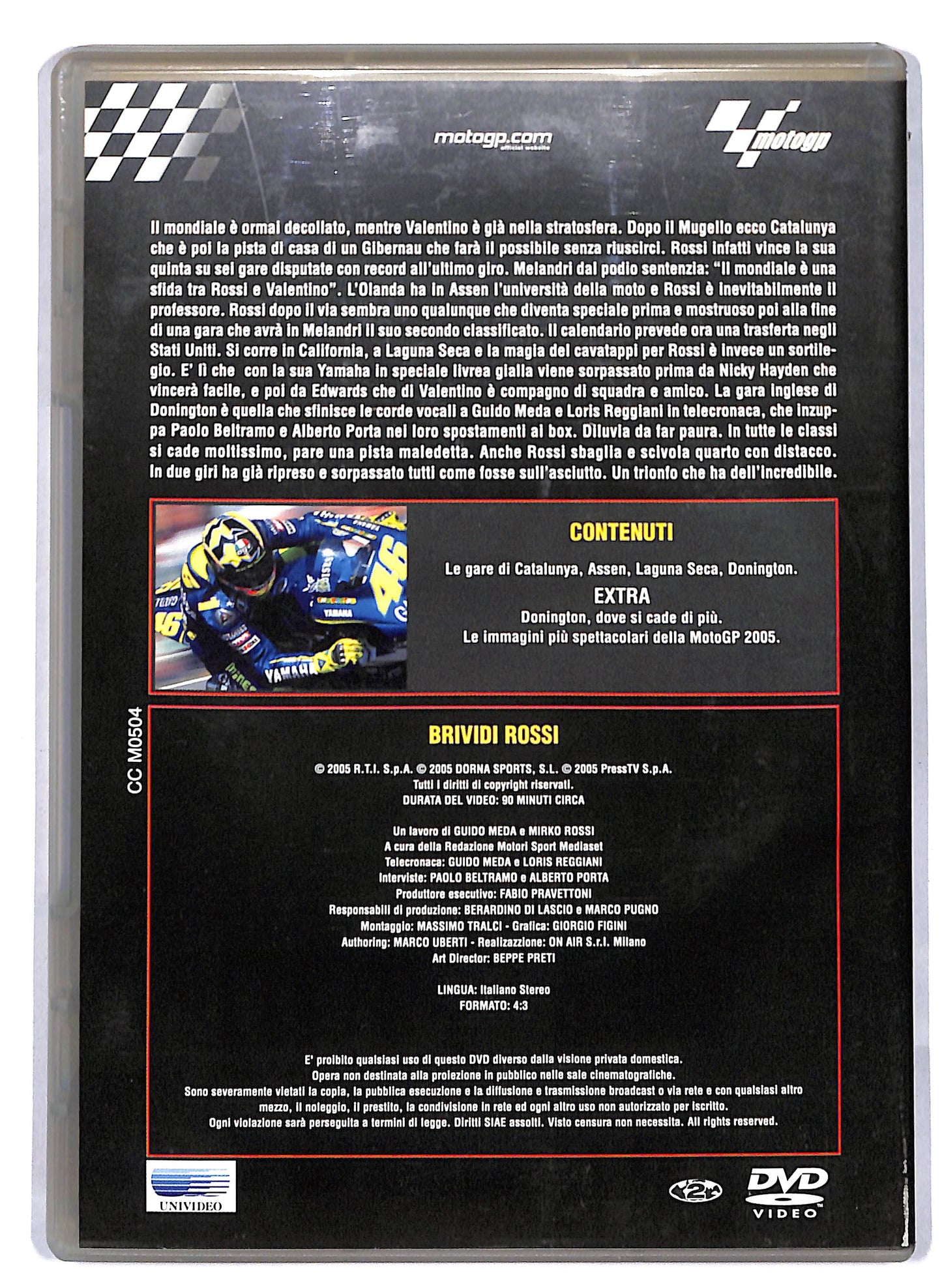 EBOND Brividi rossi collezione motomondiale 2005 EDITORIALE DVD DB621649