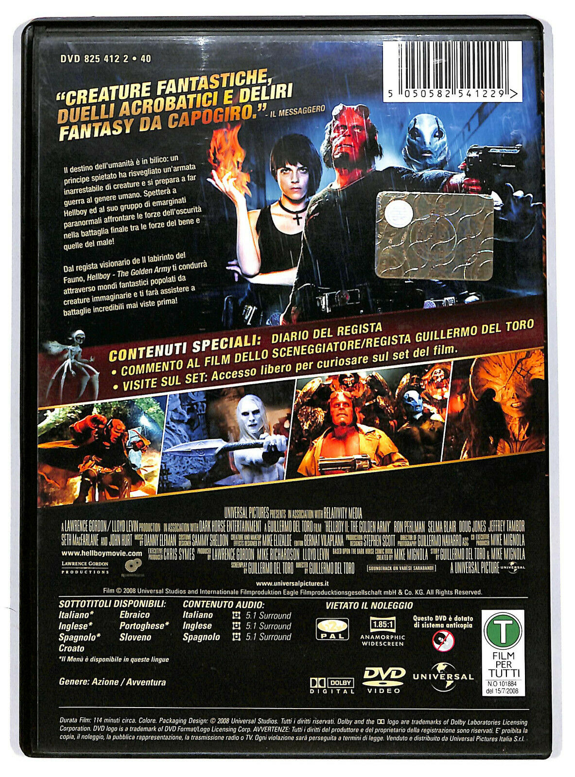 EBOND Hellboy - The Golden Army DVD DB621846