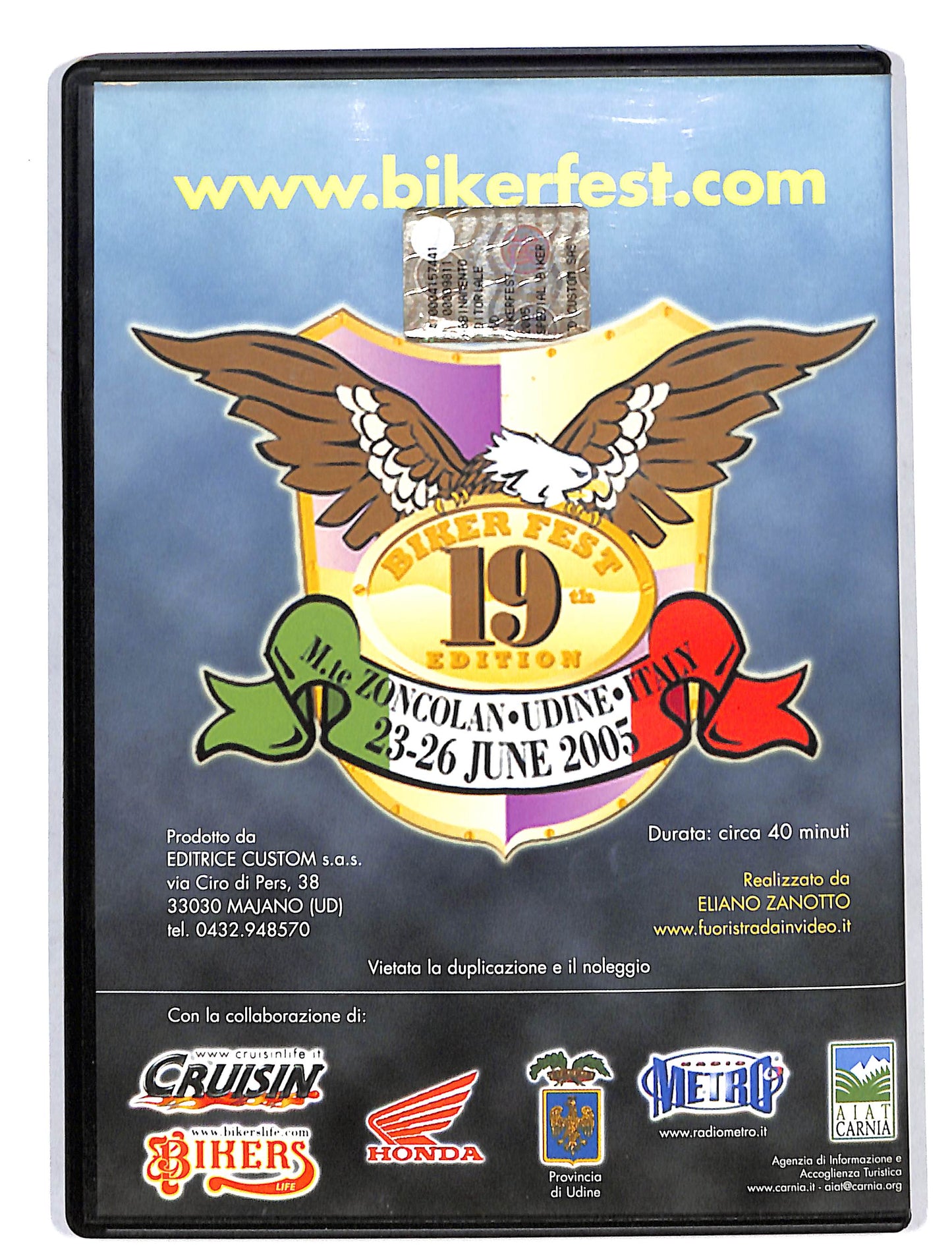 EBOND BikerFest 2005 EDITORIALE DVD DB622612