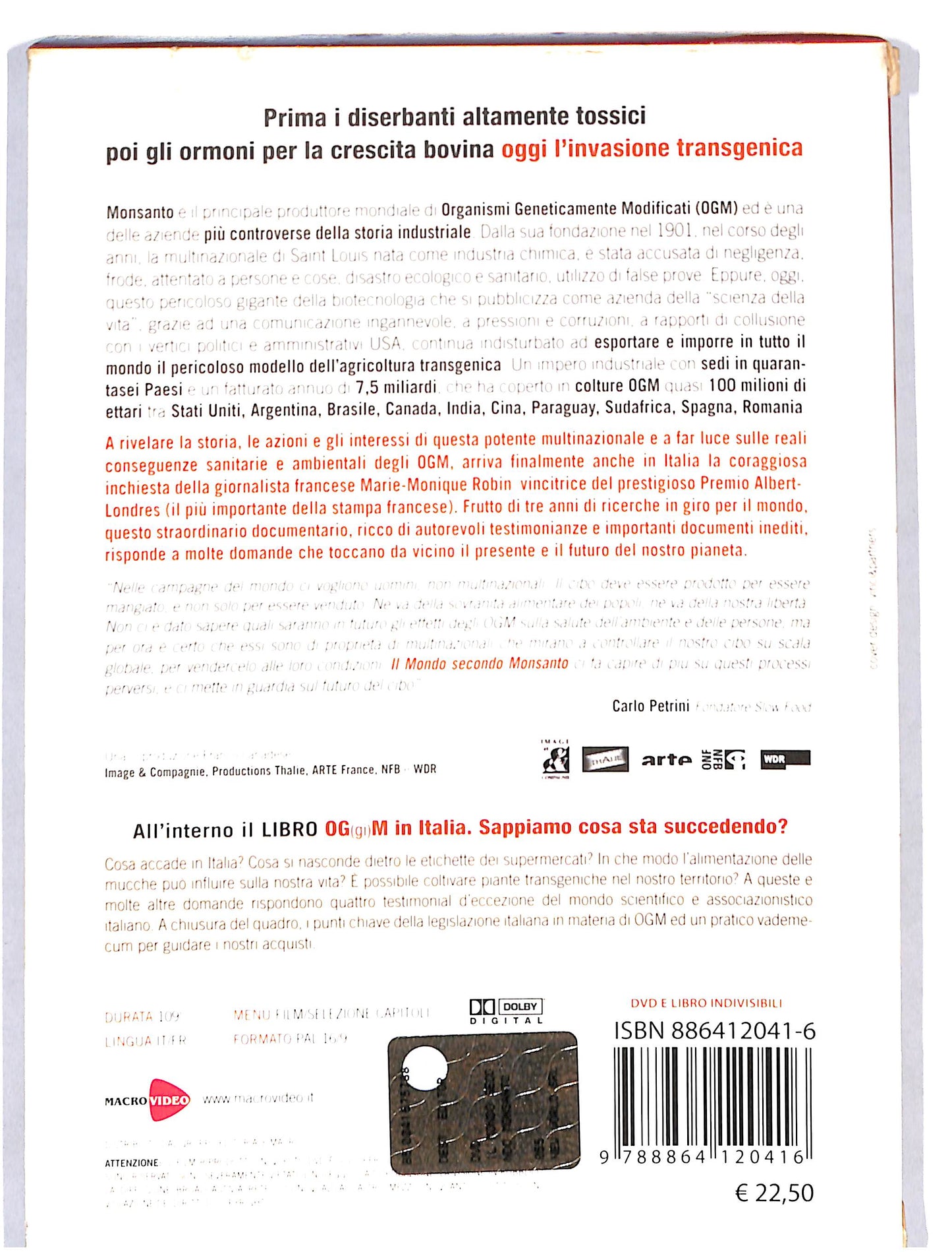 EBOND OGM no grazie - Il mondo secondo Monsanto DVD DB622649
