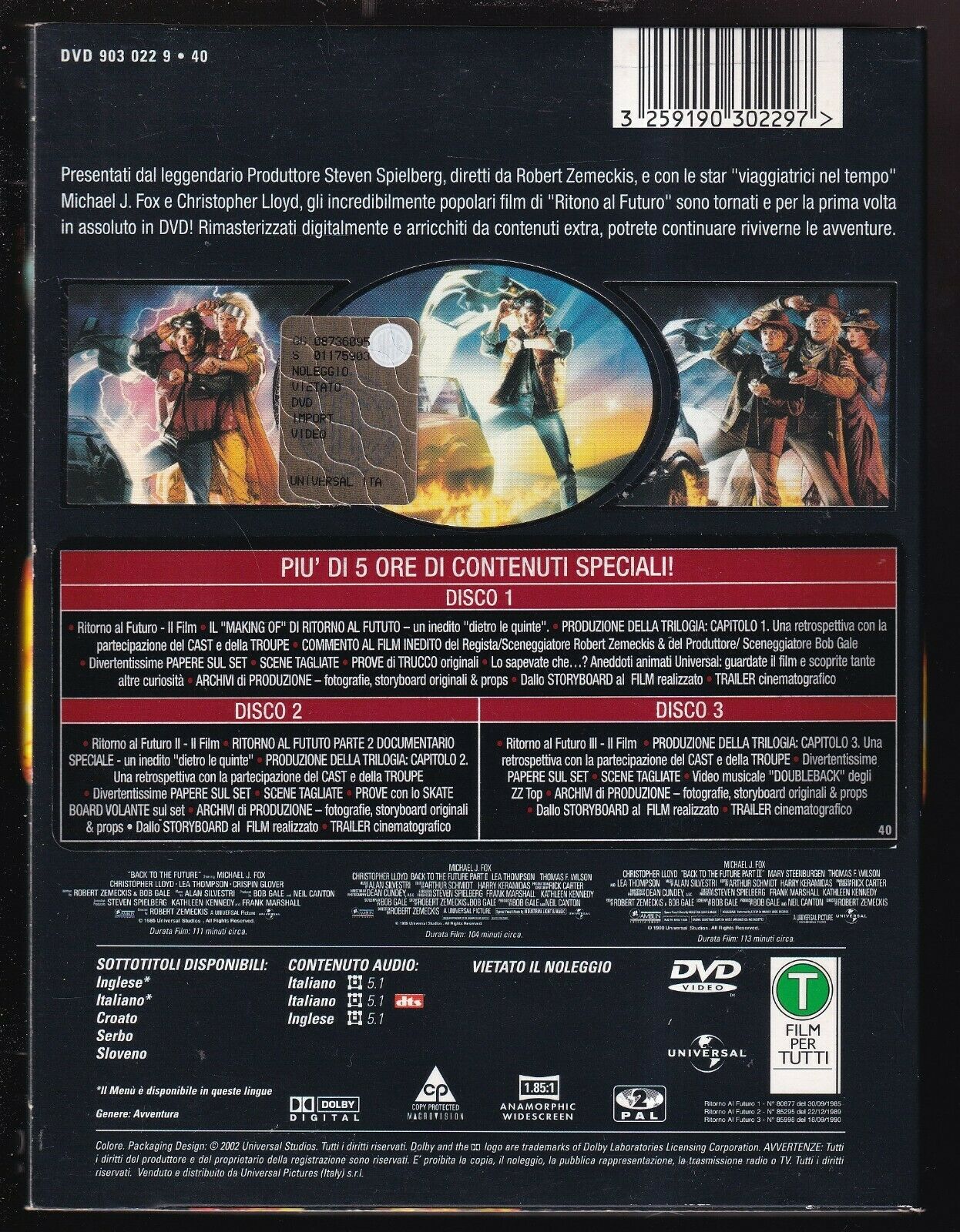 EBOND Ritorno Al Futuro. La Trilogia (cofanetto 3) DVD DB622910