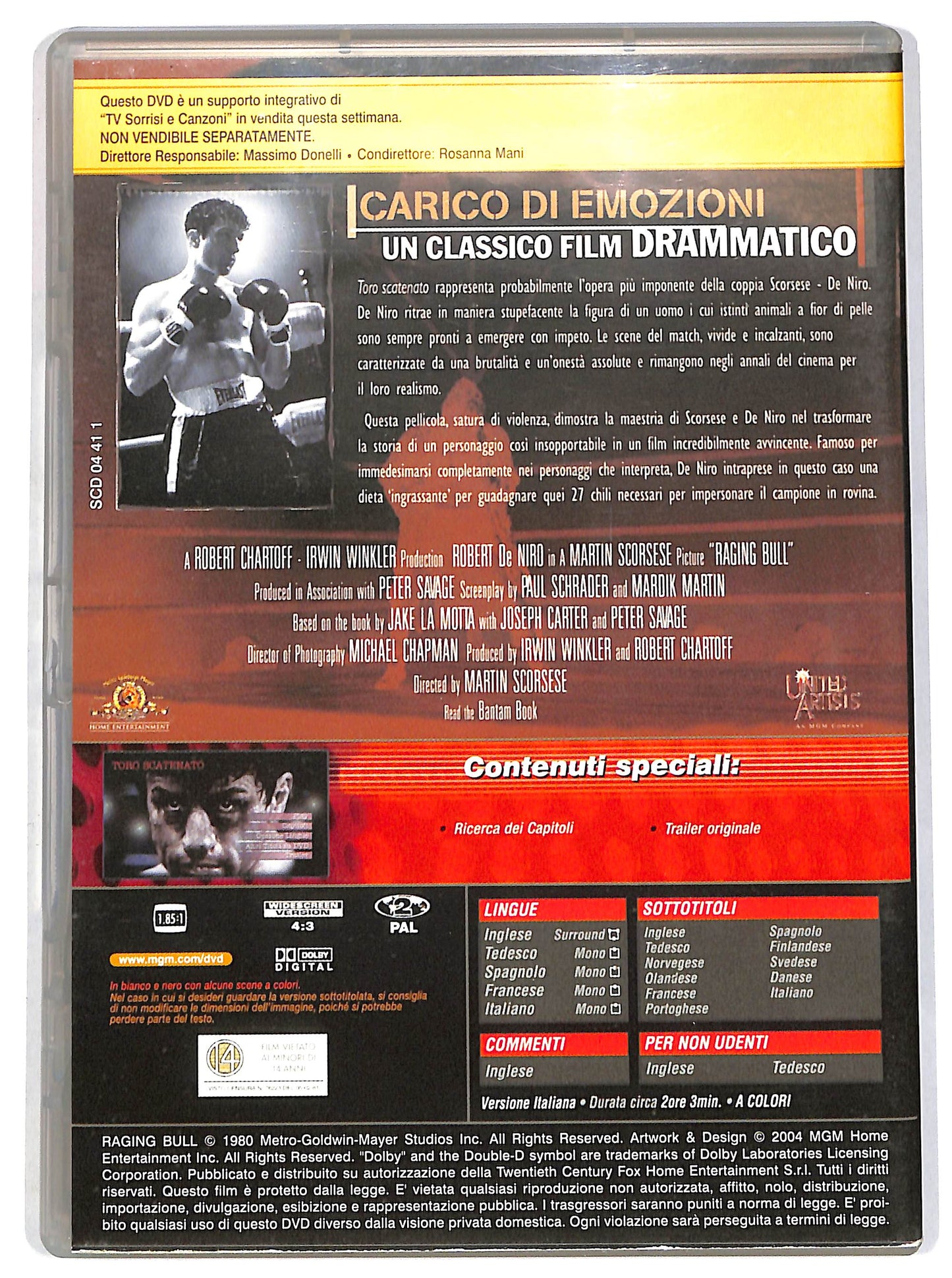 EBOND Toro scatenato EDITORIALE DVD DB624313