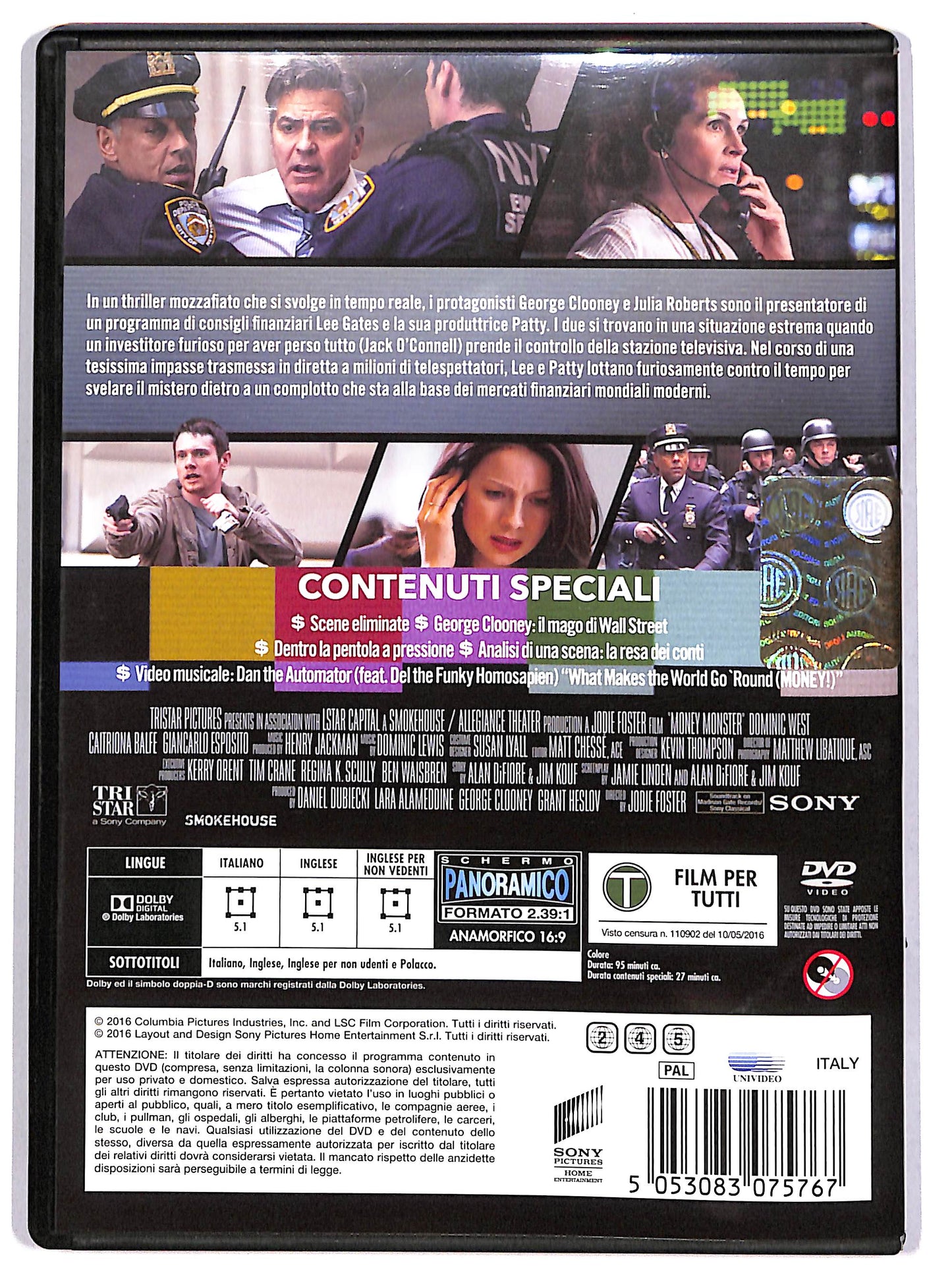EBOND Money Monster - L'altra faccia del denaro Noleggio DVD DB624407