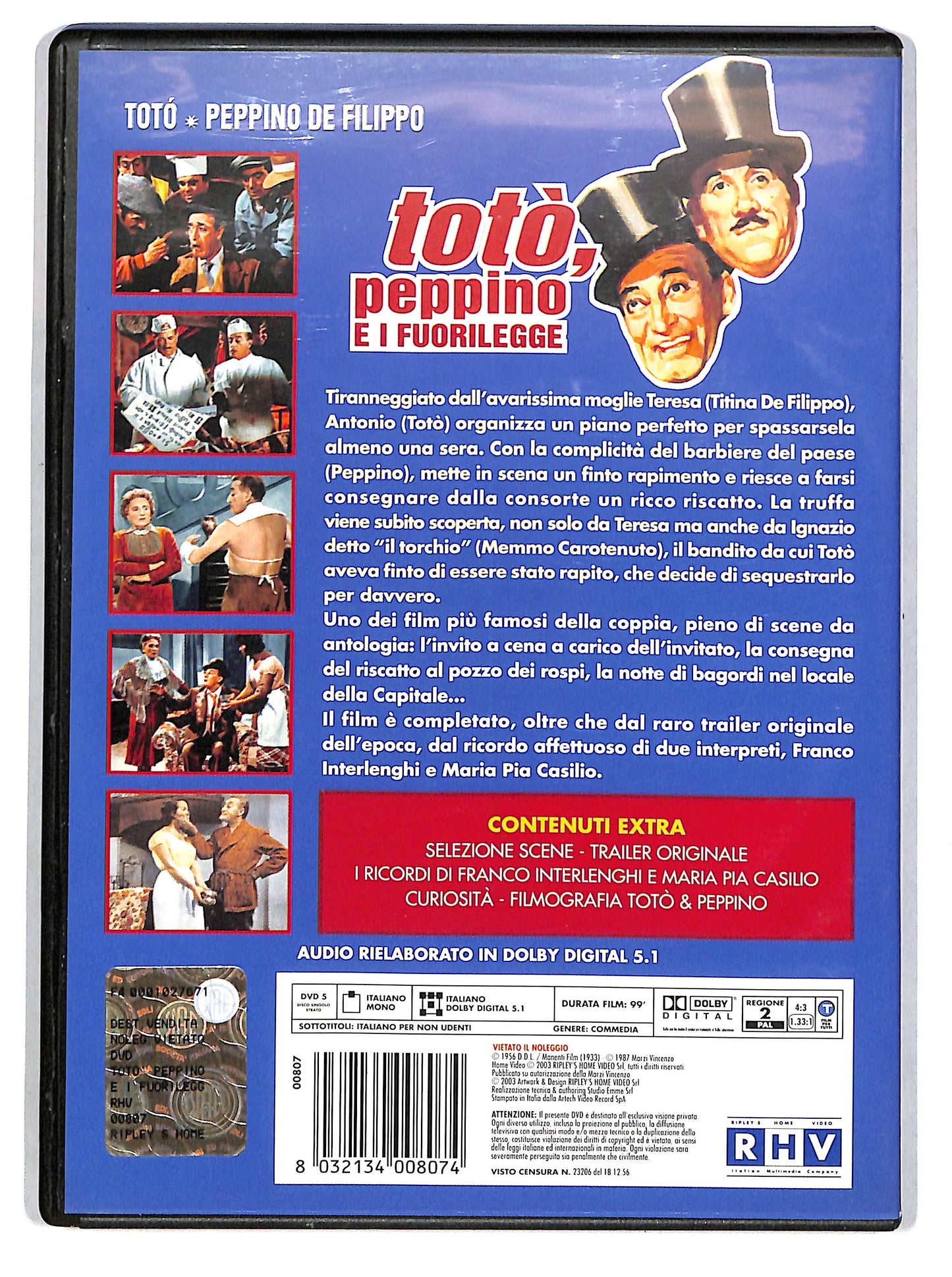 EBOND Toto, Peppino e i fuorilegge DVD DB624420