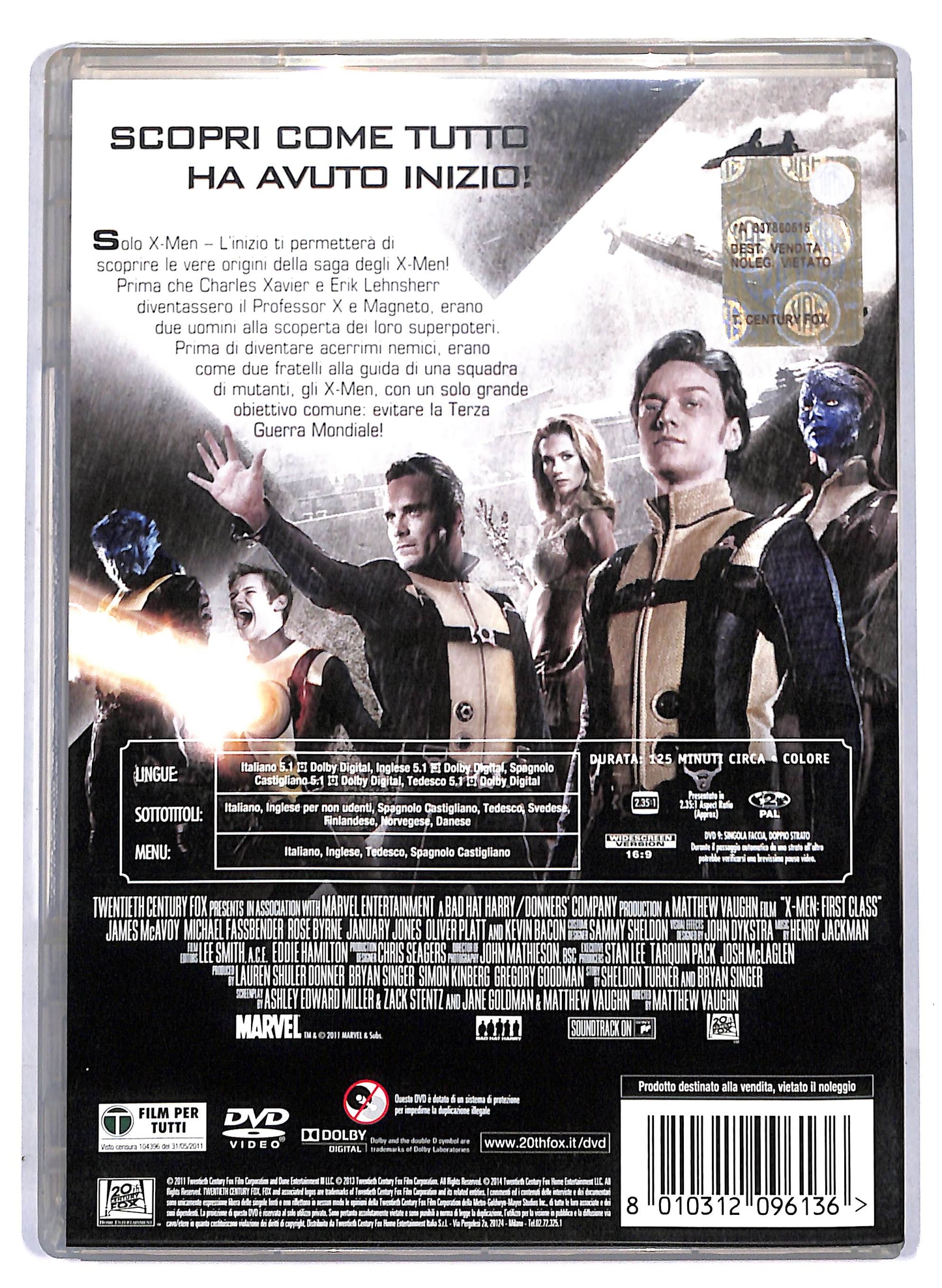 EBOND X - Men L'inizio DVD DB624614