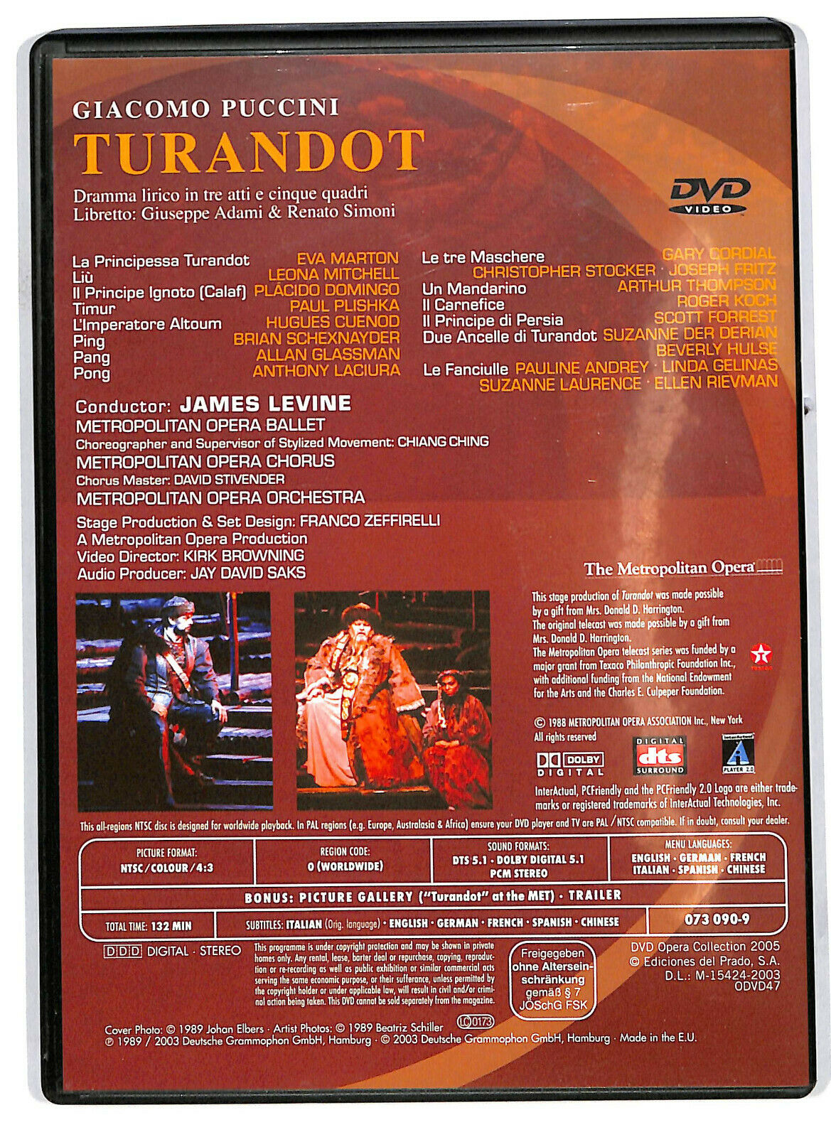 EBOND Opera - Turandot DVD DB624828