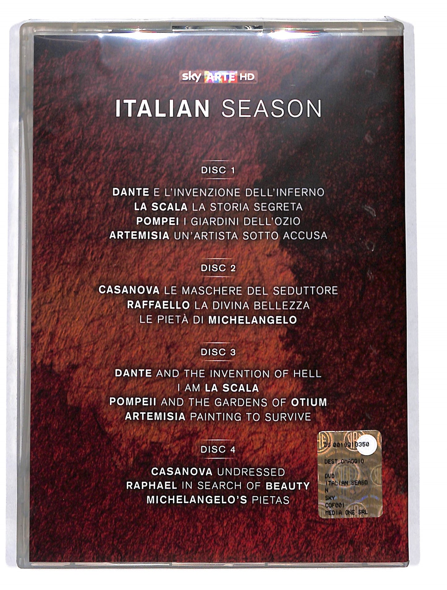 EBOND Italian Season SKY ARTE DVD DB624924