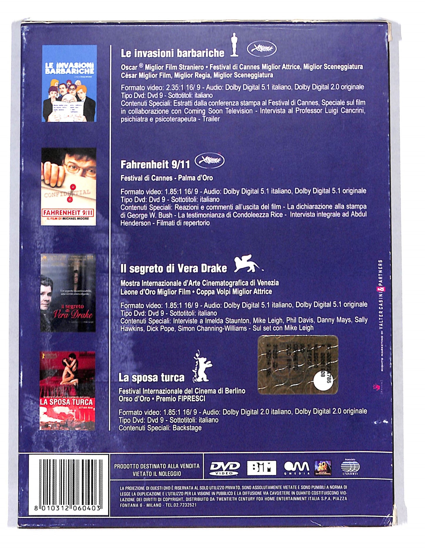 EBOND Gold BiM Collection 4 dvd DVD DB624947