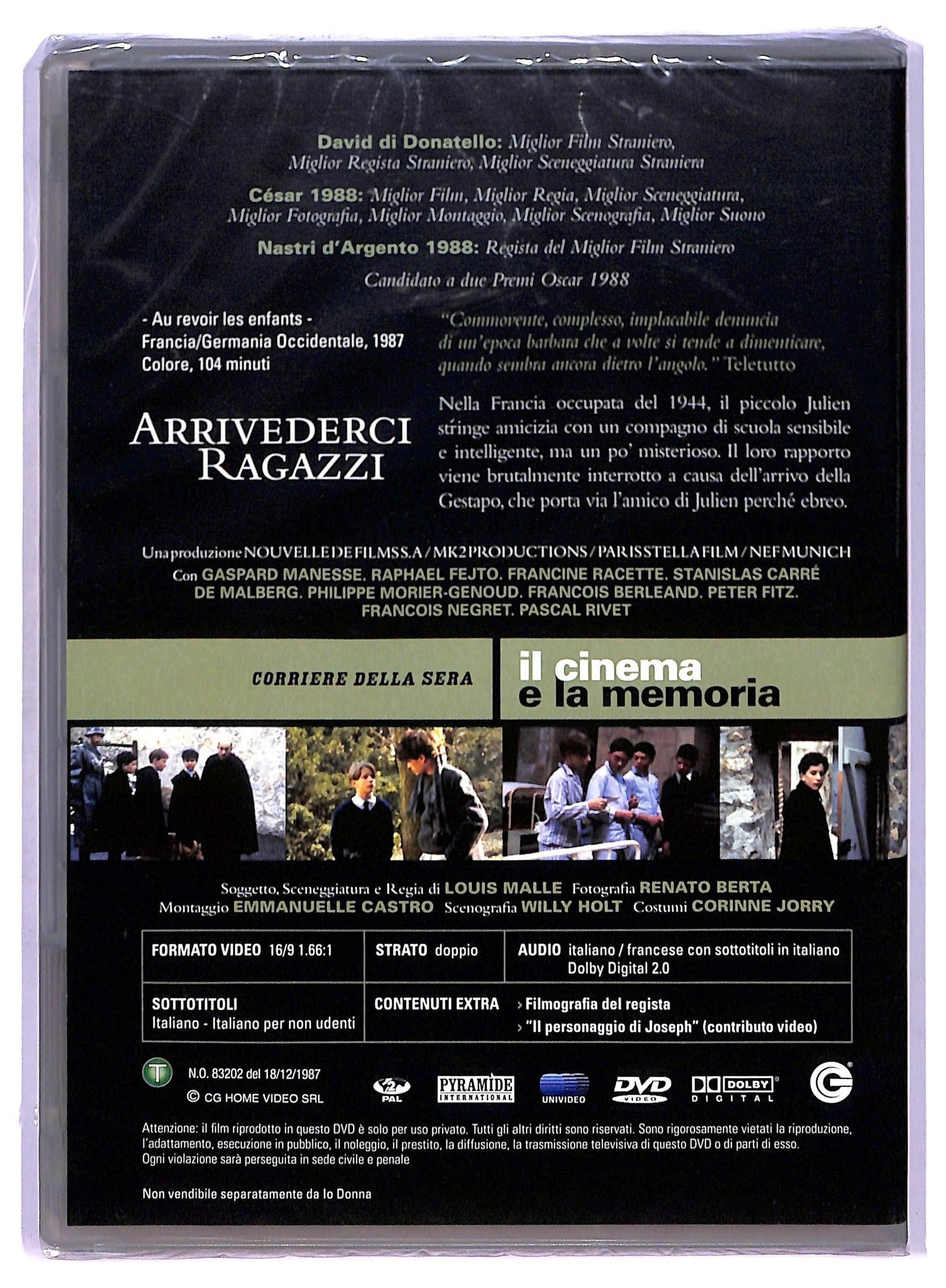 EBOND Arrivederci ragazzi EDITORIALE DVD DB625428