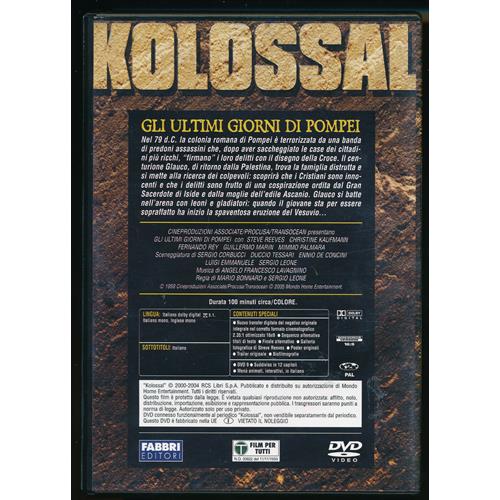 EBOND Kolossal Gli Ultimi Giorni Di Pompei Editoriale DVD DB625450