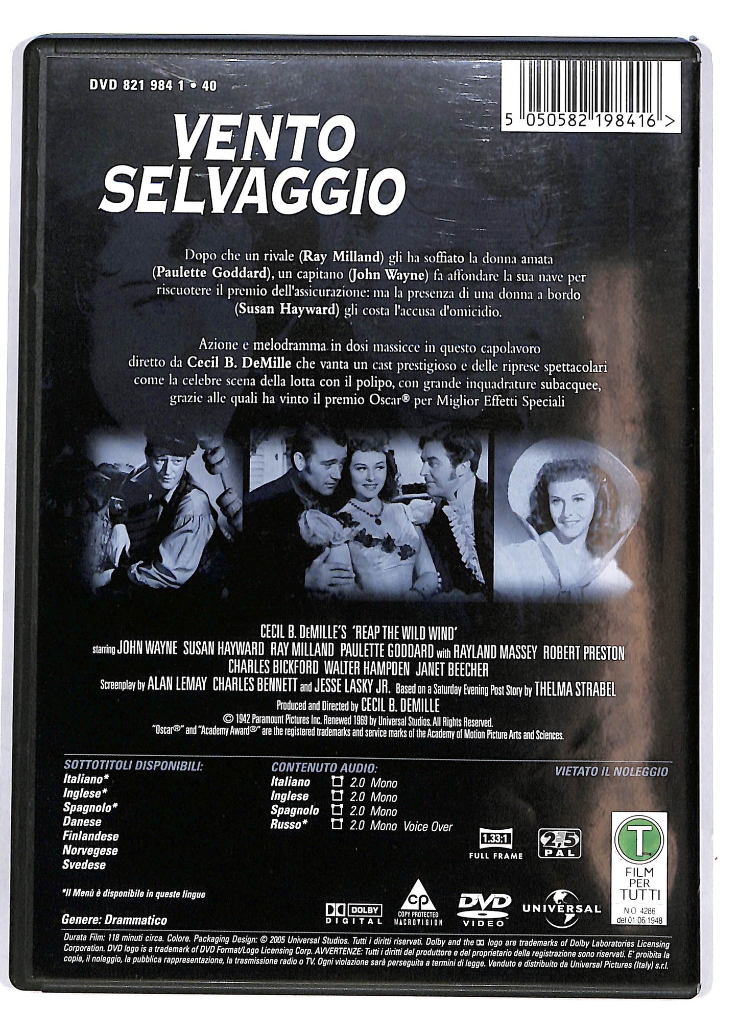EBOND Vento selvaggio DVD DB625451