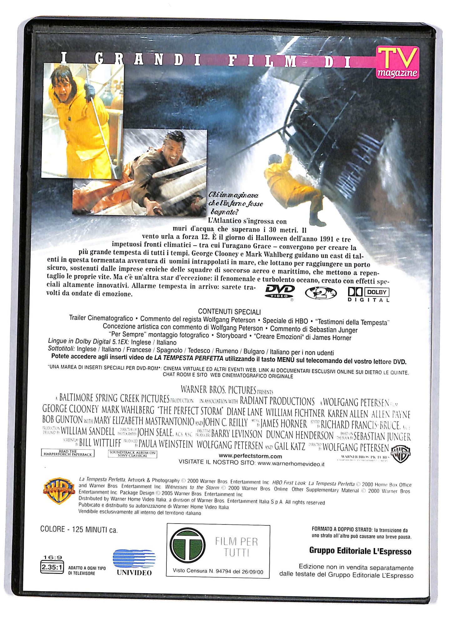 EBOND La tempesta perfetta EDITORIALE DVD DB625453