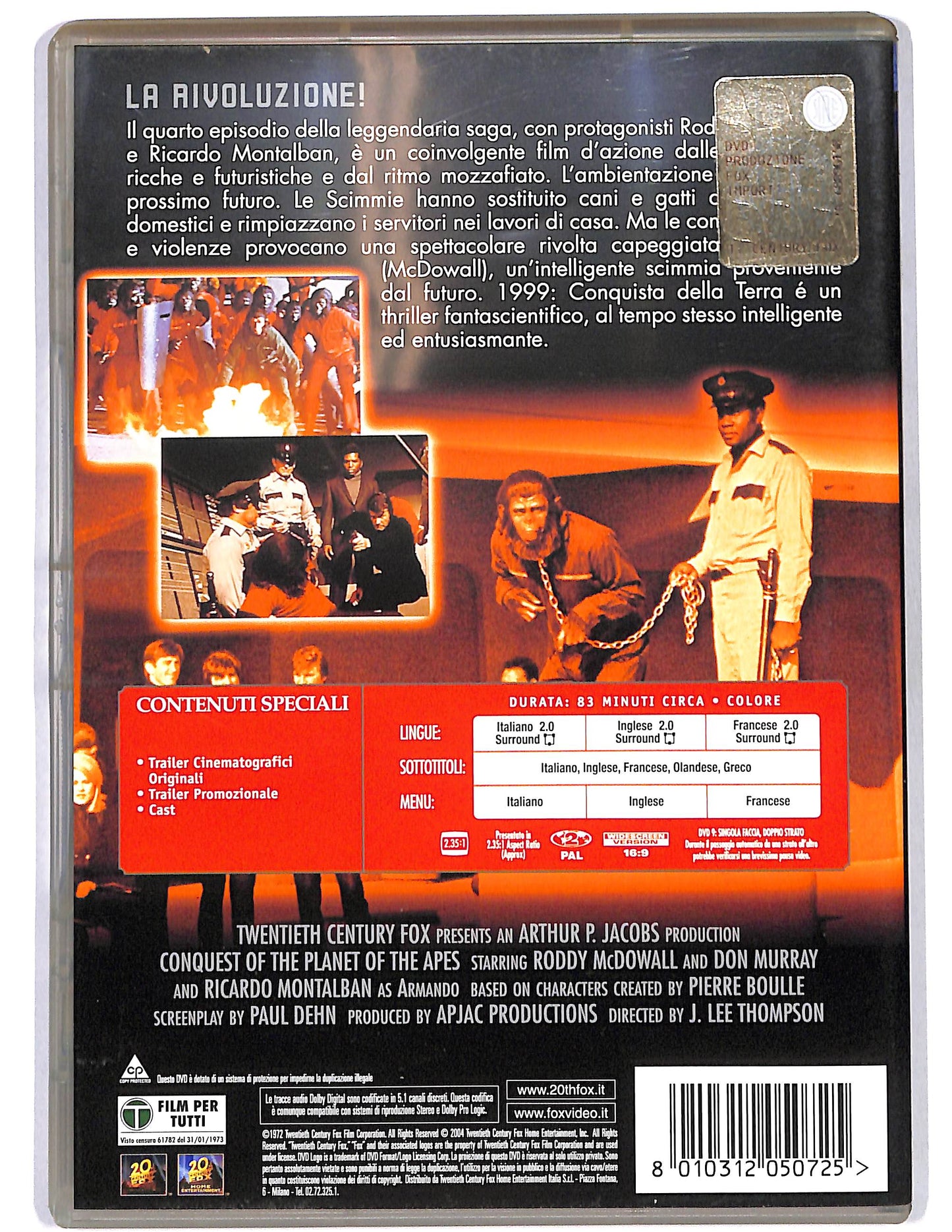 EBOND 1999 conquista della Terra DVD DB625461