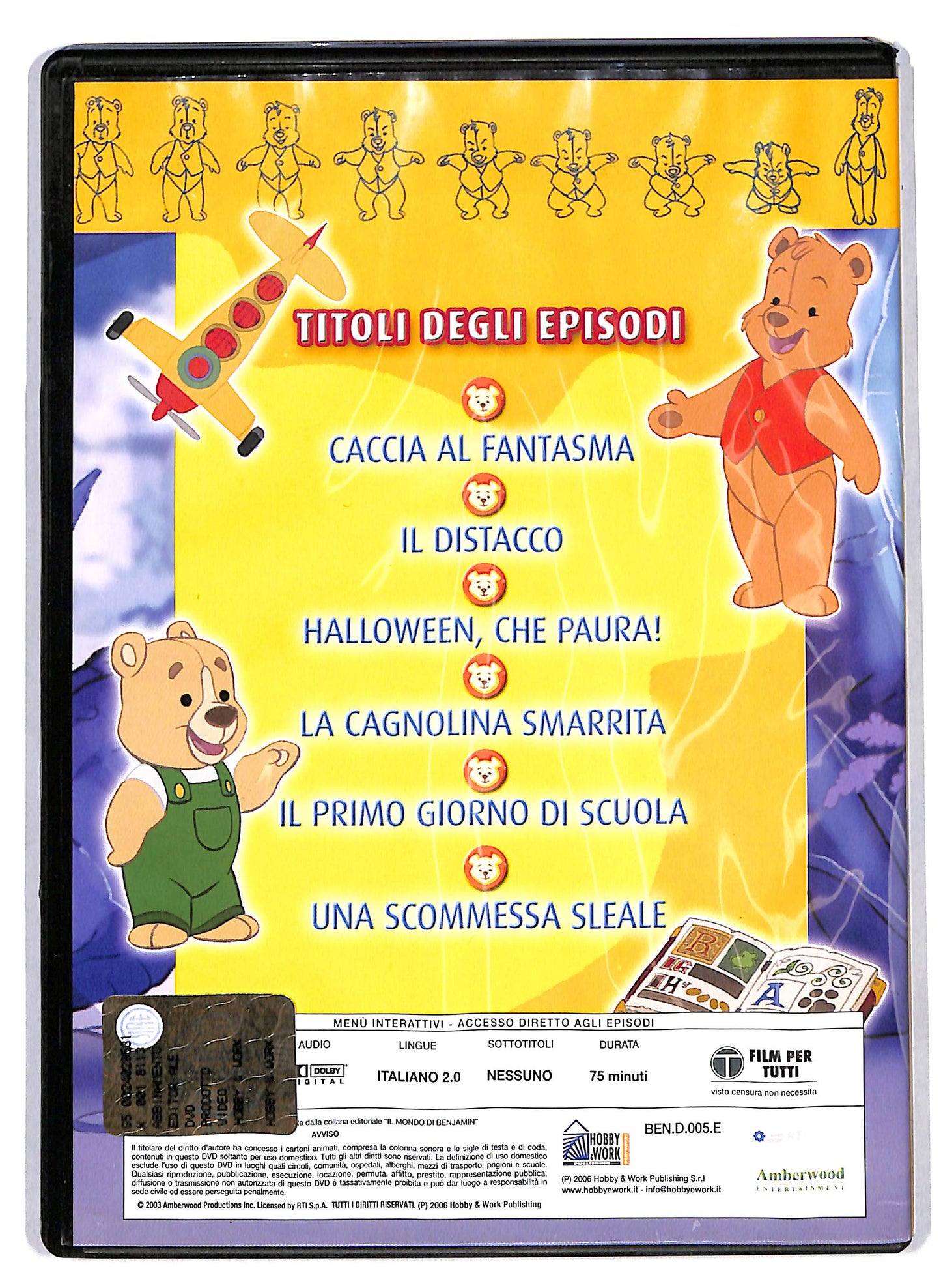 EBOND Il Mondo di benjamin EDITORIALE DVD DB625615