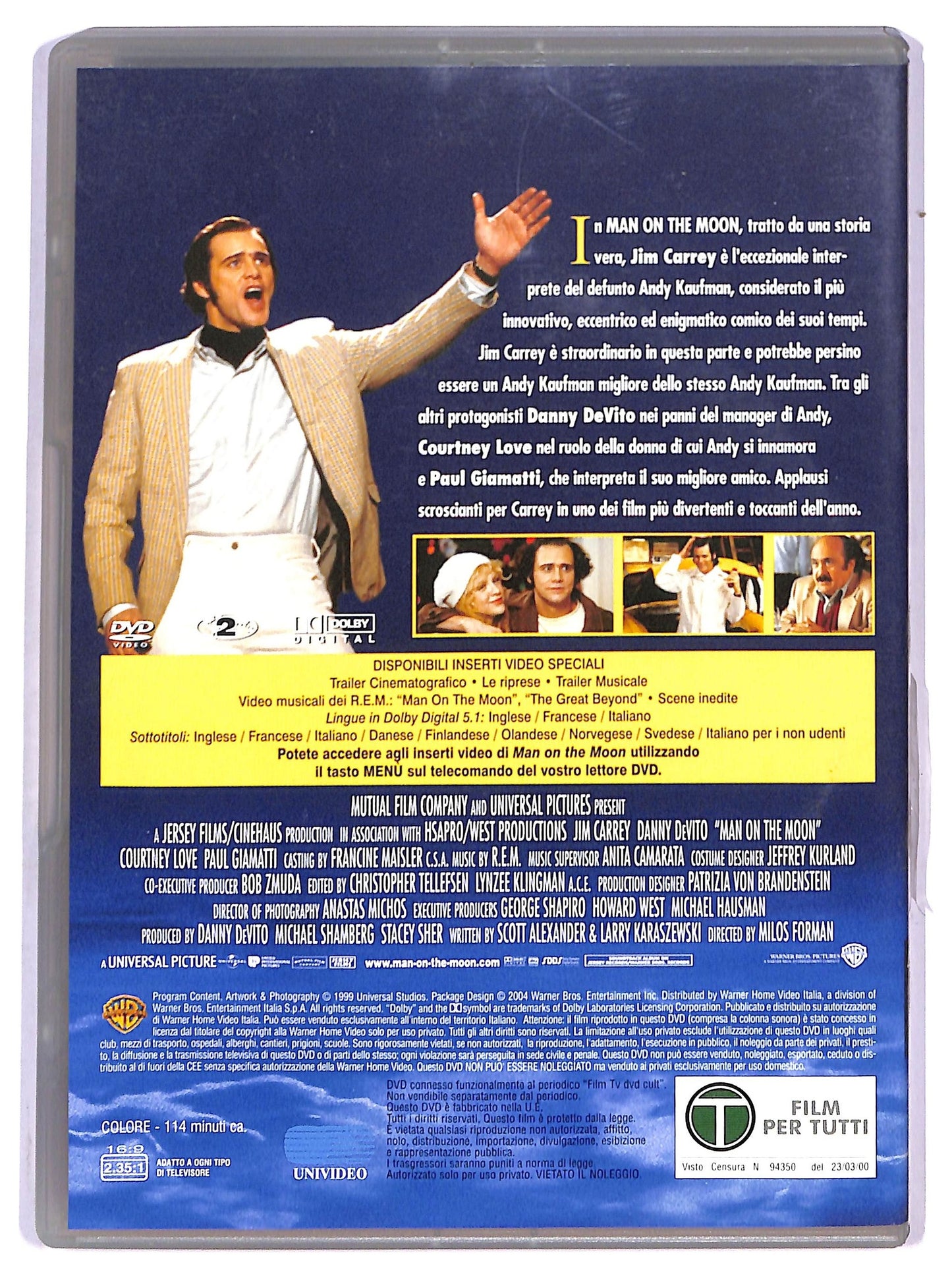 EBOND Man on the Moon EDITORIALE DVD DB625621