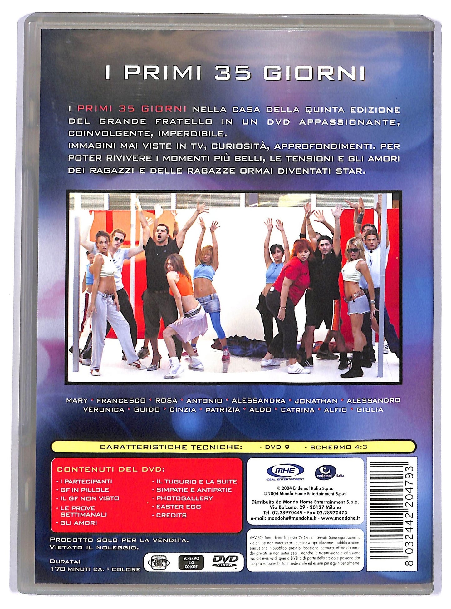 EBOND Il Grande Fratello - Quinta Edizione - Vol.1 DVD DB625637