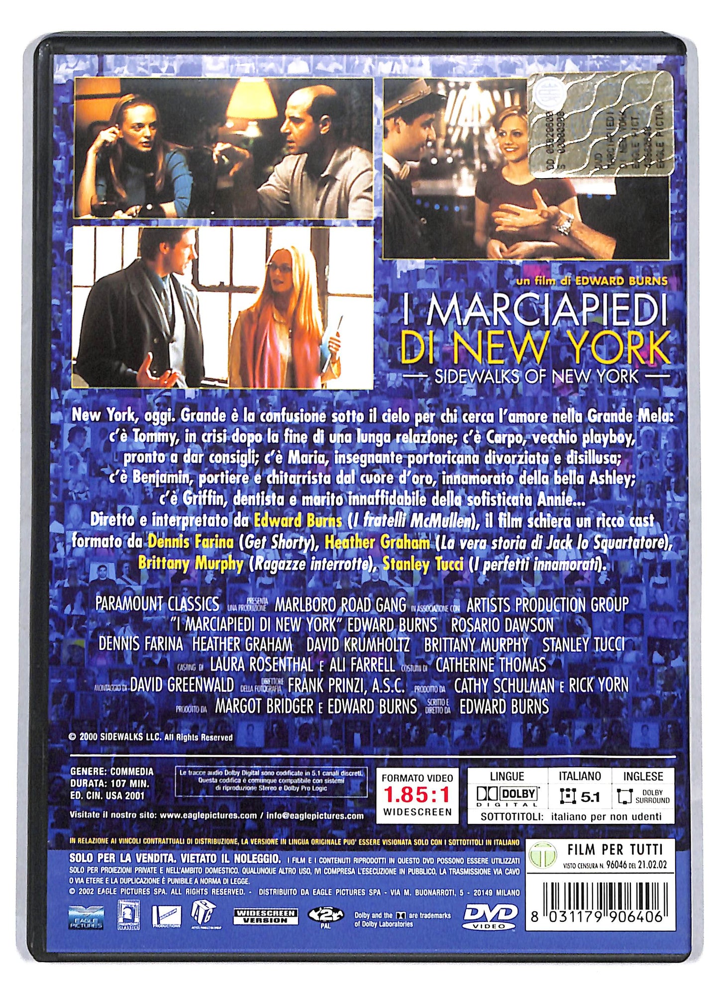 EBOND I marciapiedi di New York DVD DB626125
