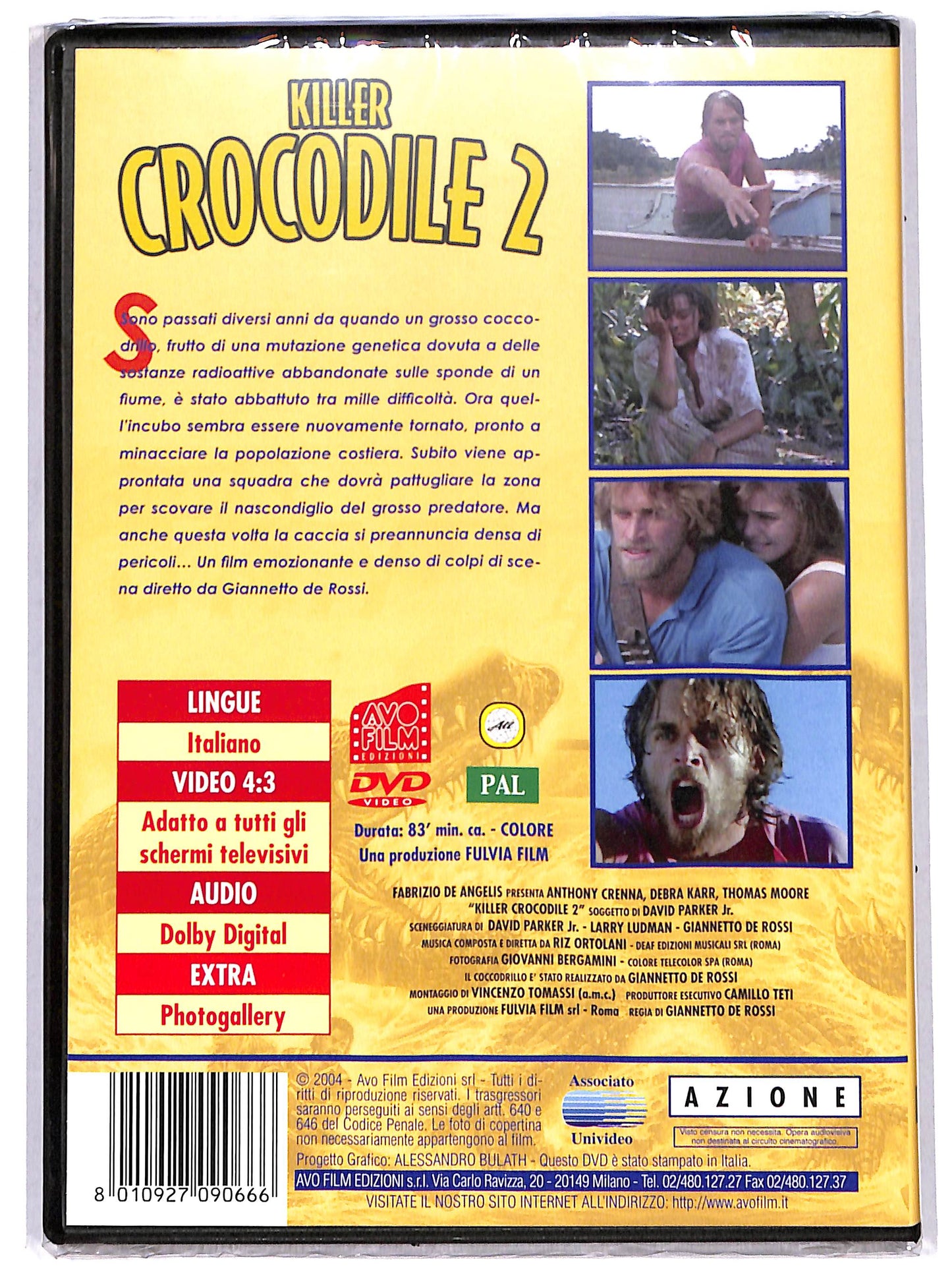 EBOND killer crocodile 2 DVD DB626127