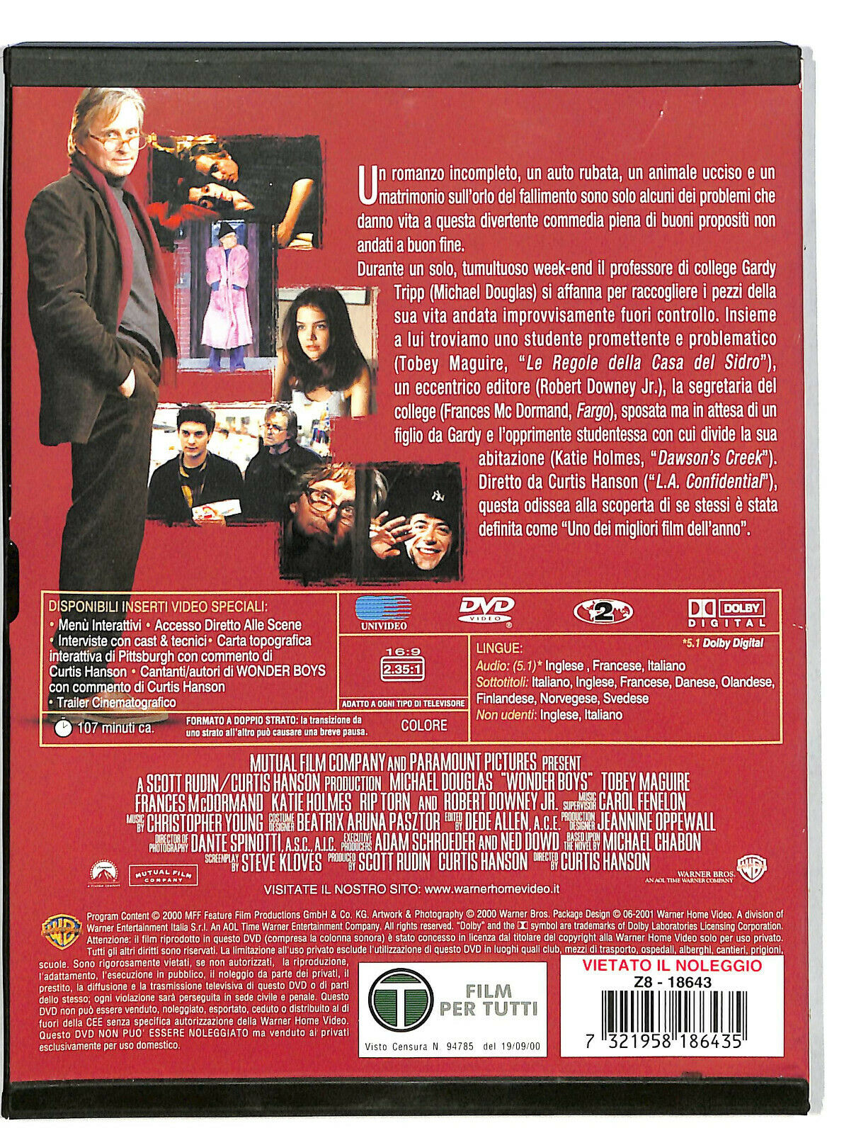 EBOND Wonder Boys DVD DB626314