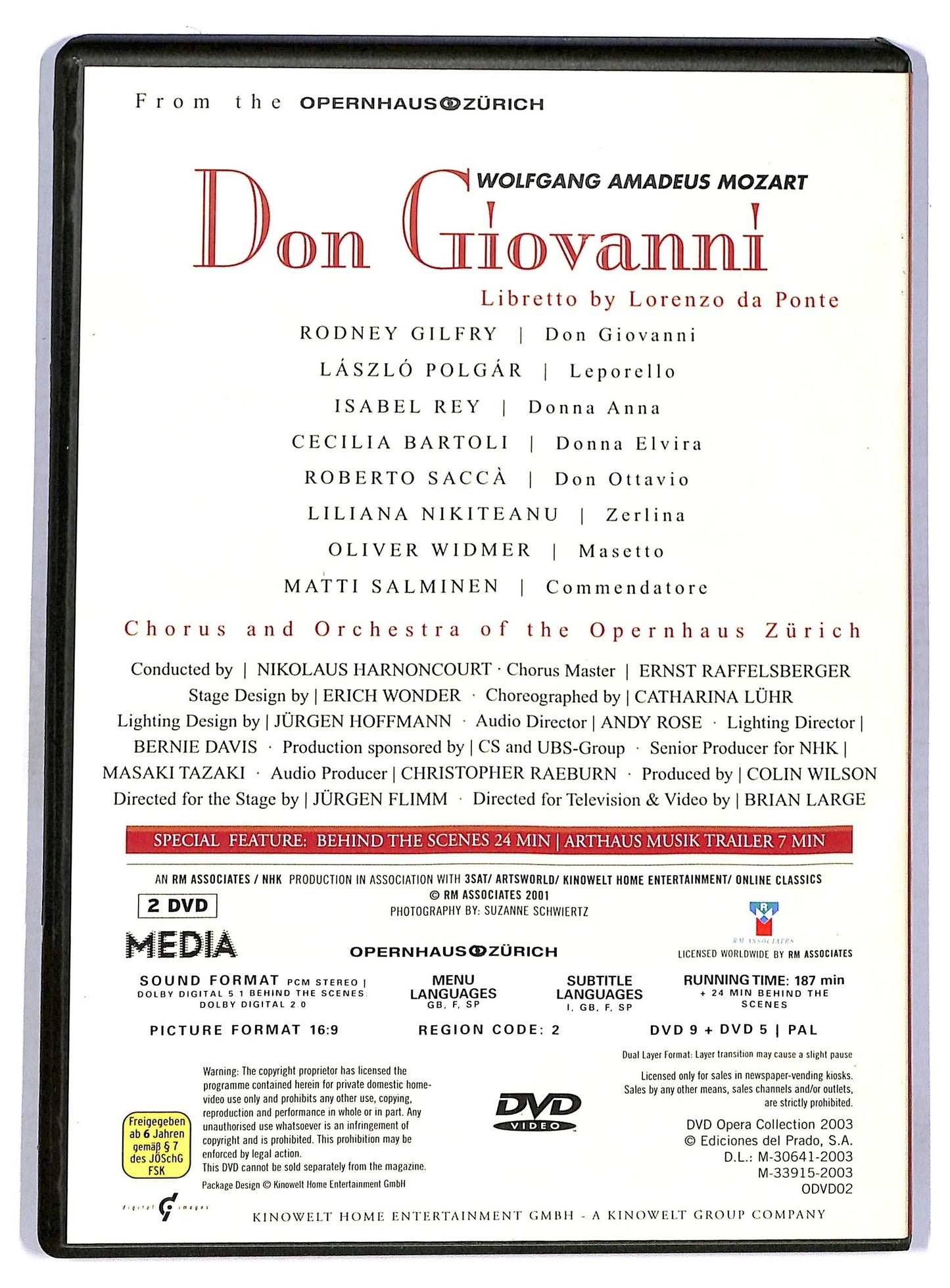 EBOND Mozart Don Giovanni Di Brian Large (2) Editoriale DVD DB626349