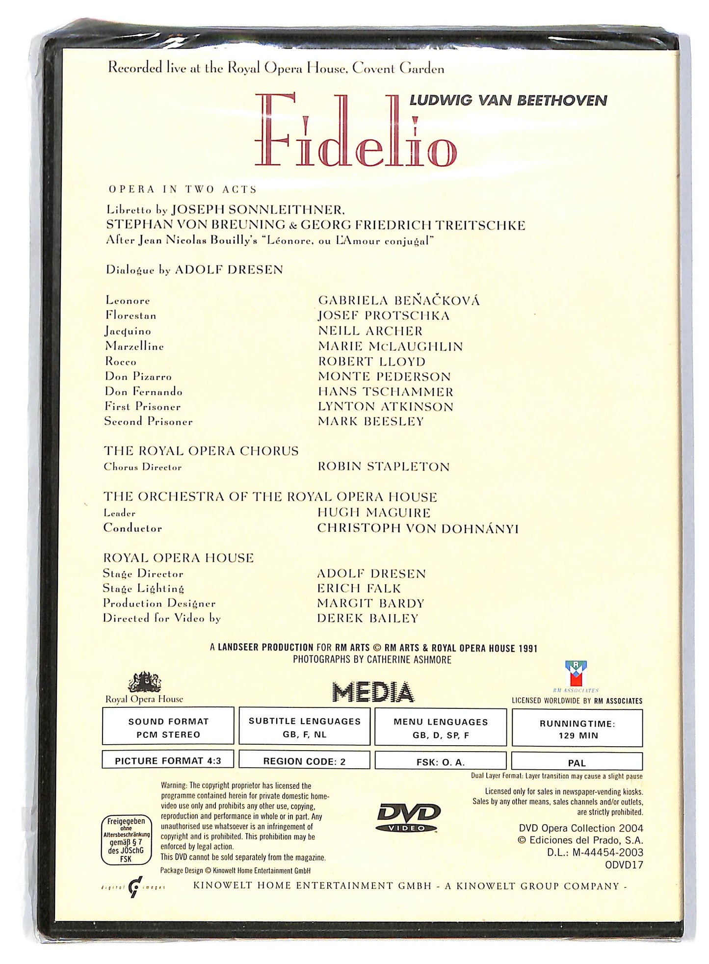 EBOND Dvd Opera Collection - Fidelio Fascicolo EDITORIALE DVD DB626357