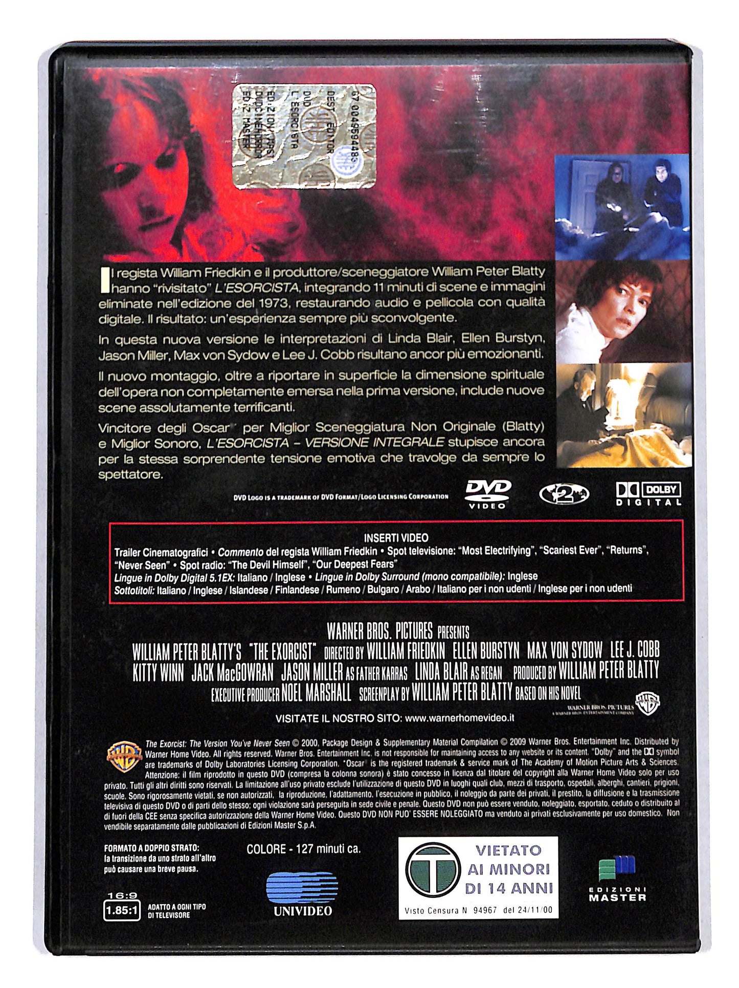 EBOND L'esorcista - Versione integrale EDITORIALE DVD DB626743